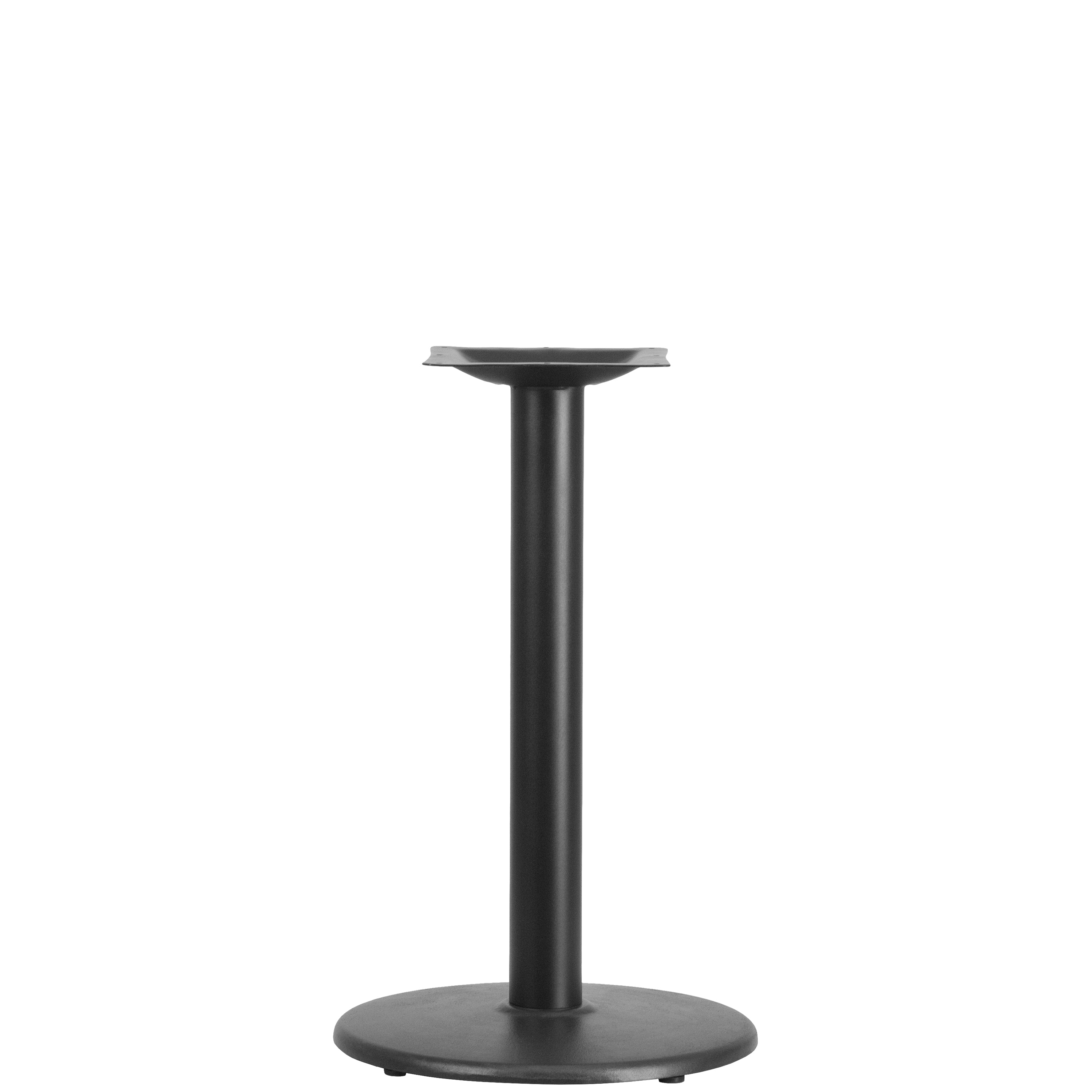 18'' Round Restaurant Table Base with 3'' Dia. Table Height Column-Restaurant Table Bases-Flash Furniture-Wall2Wall Furnishings