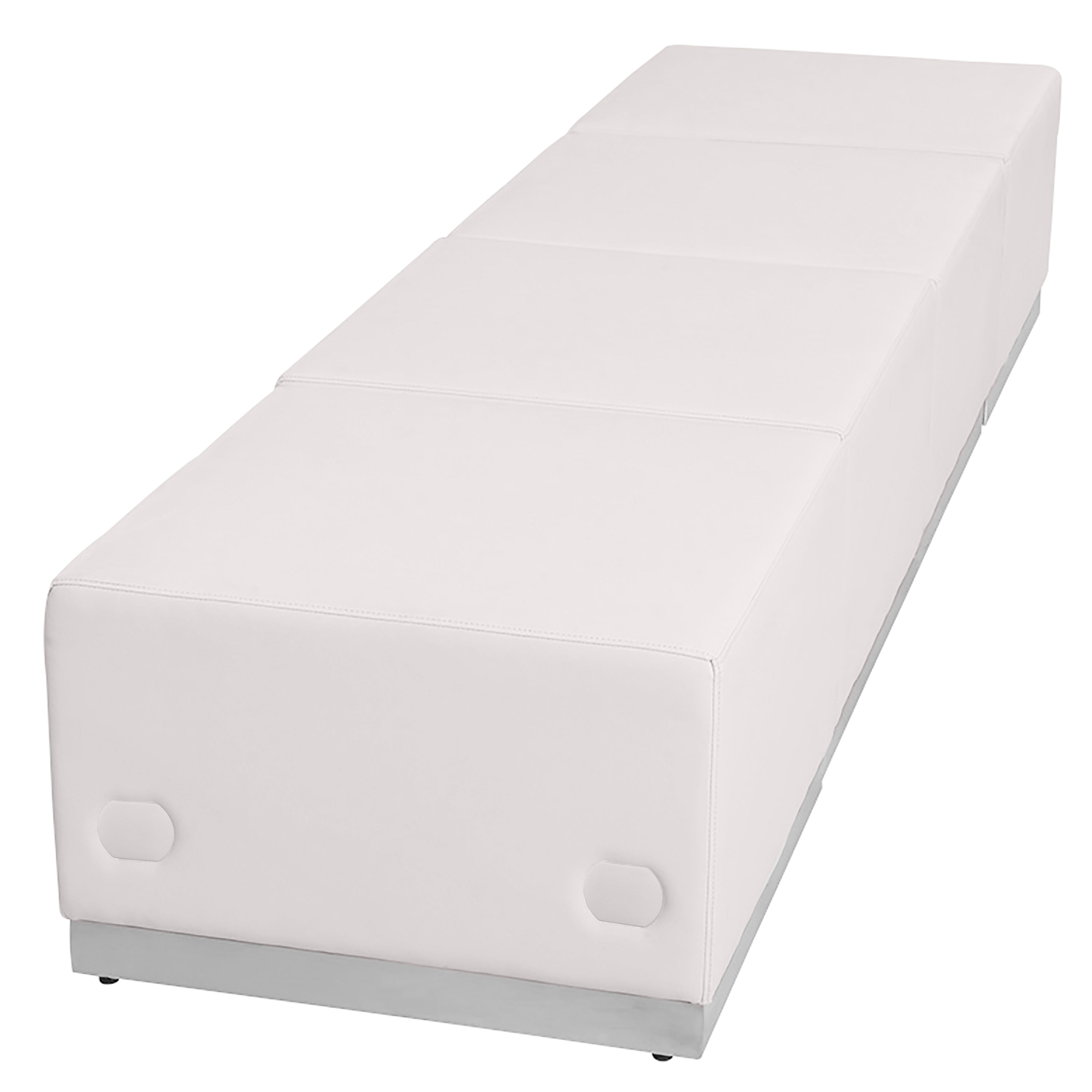 HERCULES Alon Series LeatherSoft Reception Configuration, 4 Pieces-Modular Reception Set-Flash Furniture-Wall2Wall Furnishings