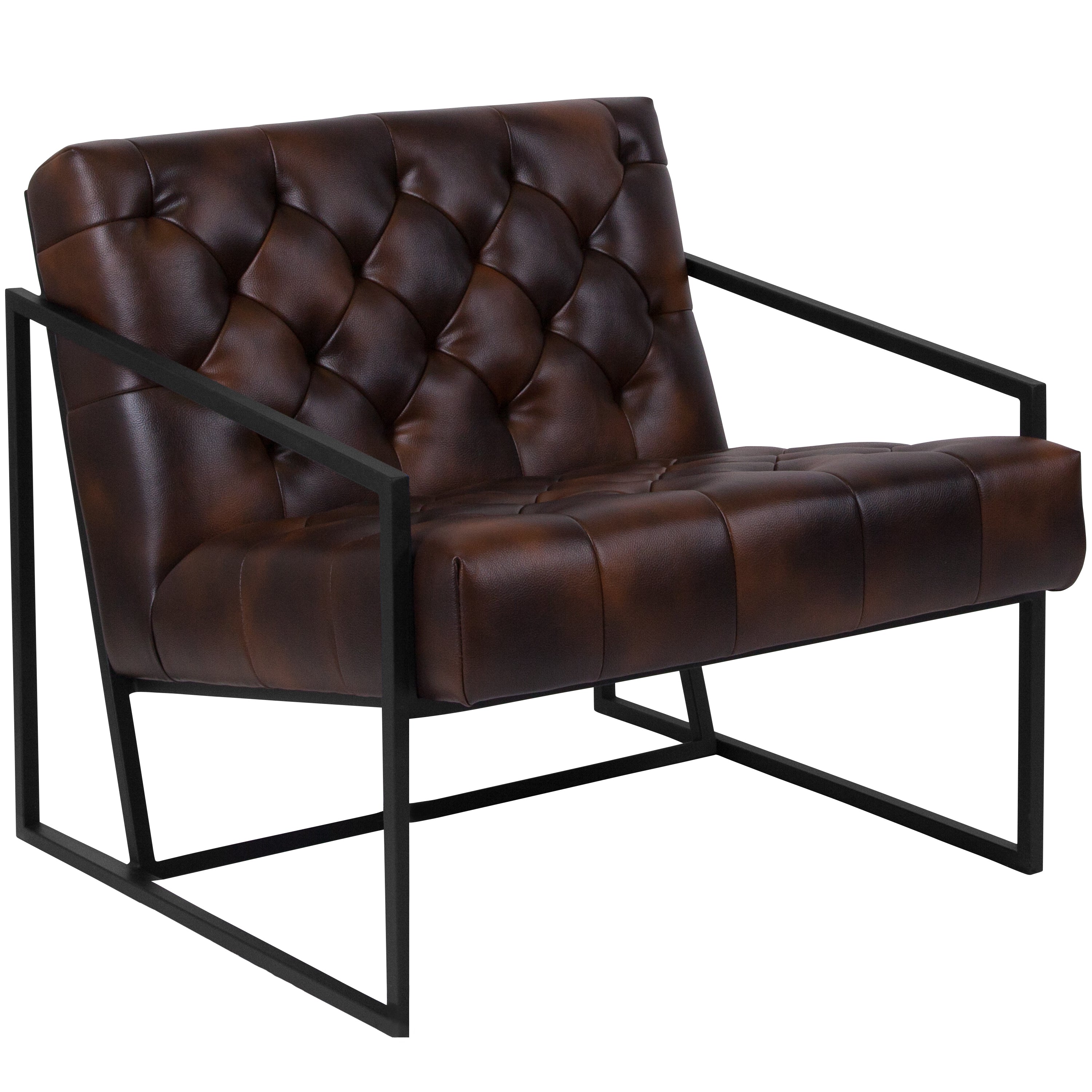 HERCULES Madison Series Tufted Lounge Chair-Lounge Chair-Flash Furniture-Wall2Wall Furnishings