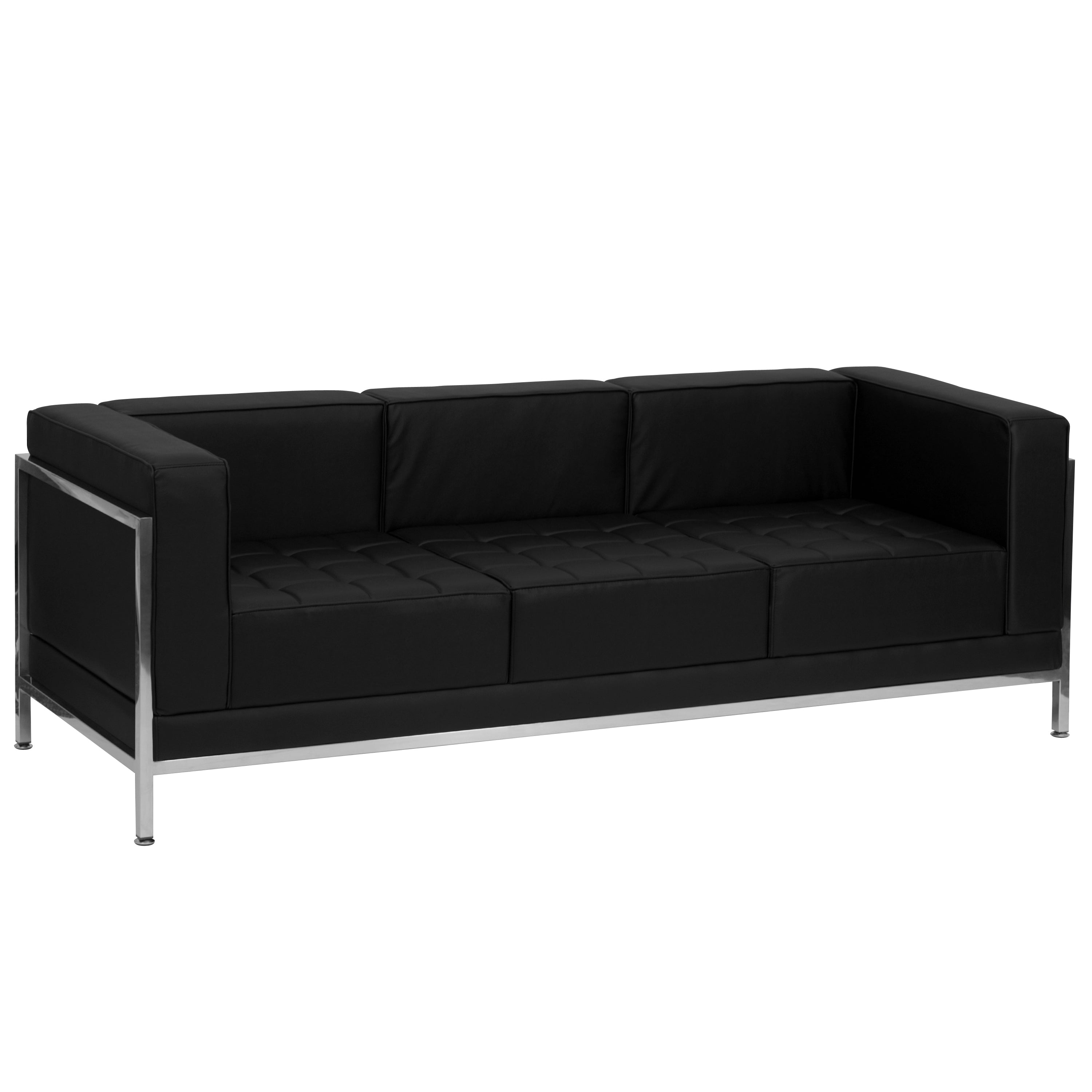 HERCULES Imagination Series LeatherSoft Sofa & Chair Set-Modular Reception Set-Flash Furniture-Wall2Wall Furnishings