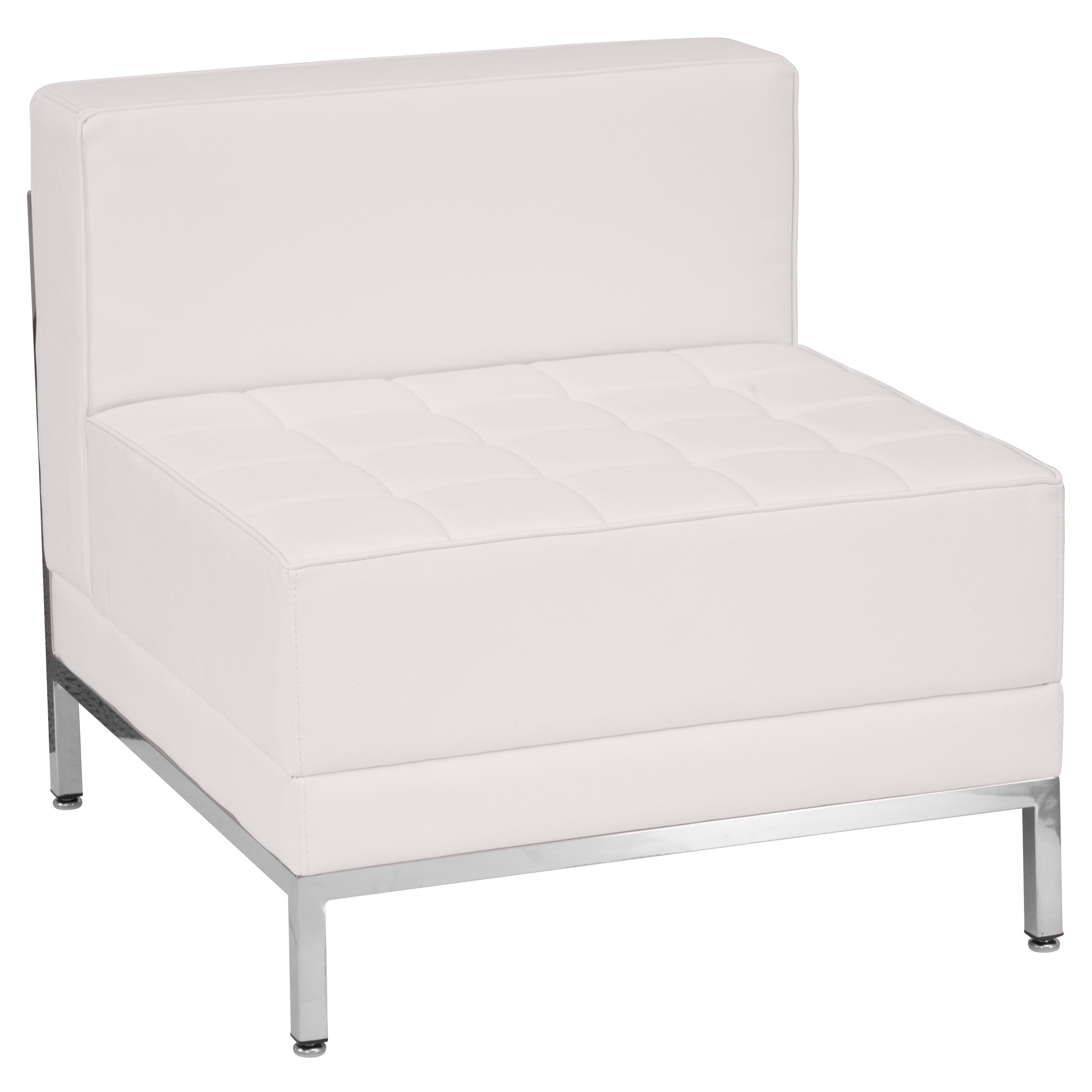 HERCULES Imagination Series LeatherSoft Sofa, Chair & Ottoman Set-Modular Reception Set-Flash Furniture-Wall2Wall Furnishings
