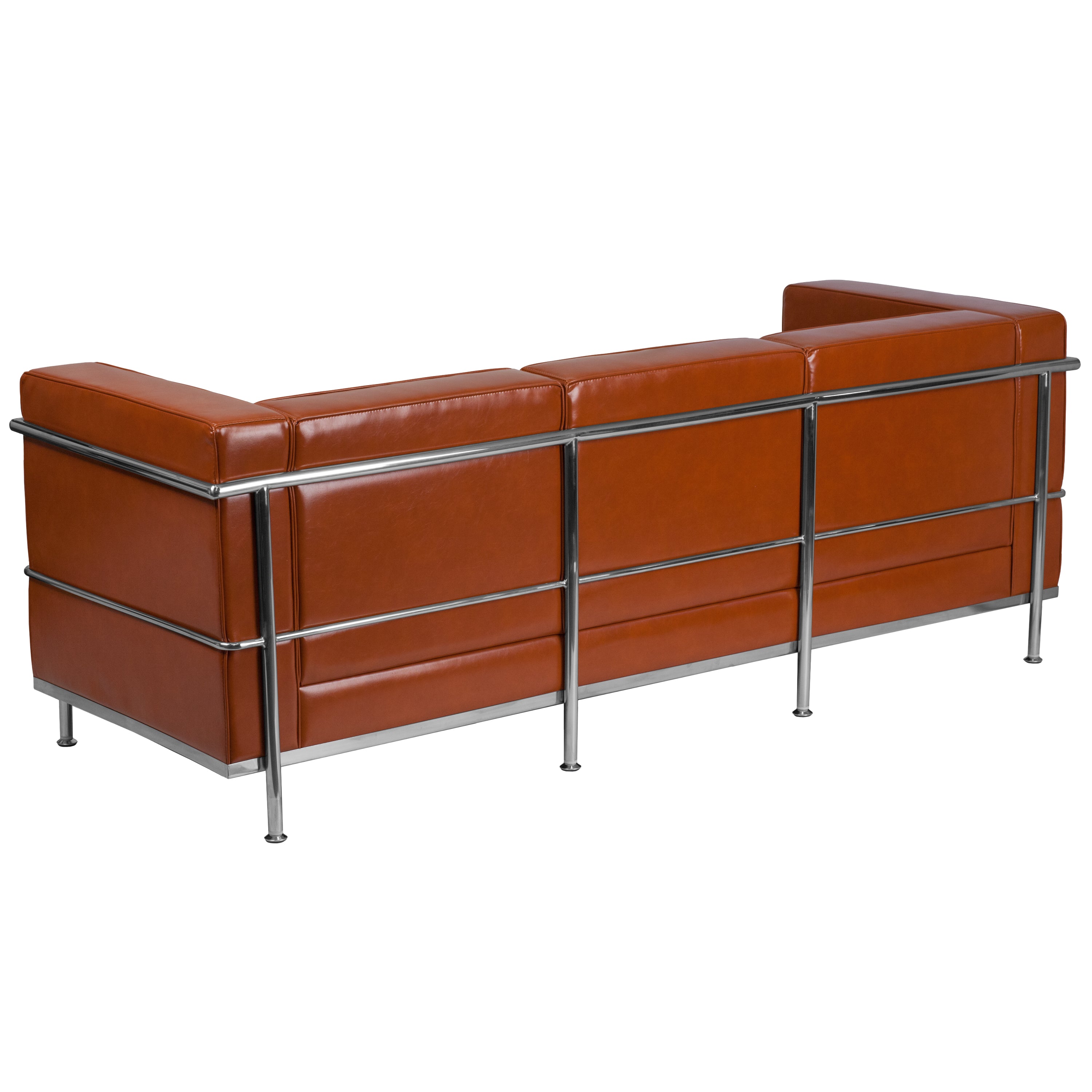Hercules Regal Series Contemporary LeatherSoft Sofa with Encasing Frame-Reception Sofa-Flash Furniture-Wall2Wall Furnishings