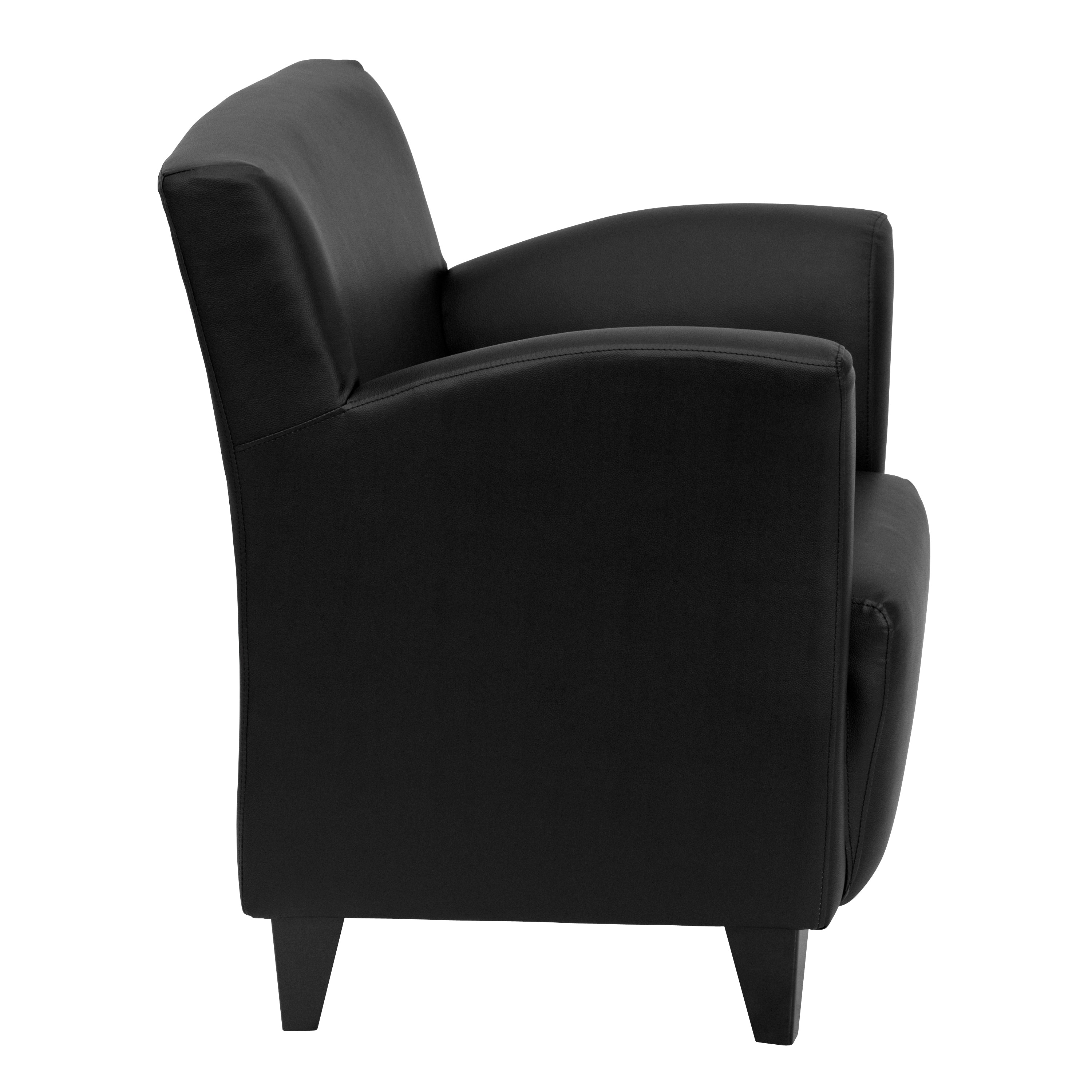 HERCULES Roman Series LeatherSoft Lounge Chair with Flared Arms-Reception Chair-Flash Furniture-Wall2Wall Furnishings
