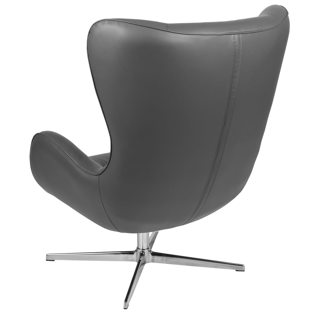 Home and Office Retro Swivel Wing Accent Chair
