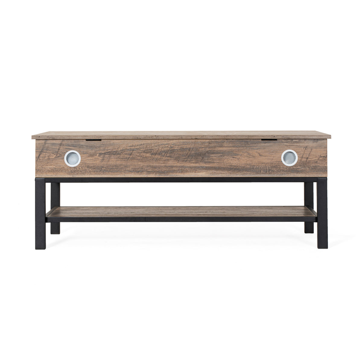 Wyatt Farmhouse Entryway Storage Bench with Lower Shelf Perfect for Entryway, Mudroom, or Bedroom