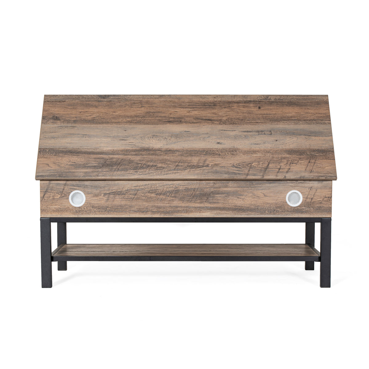 Wyatt Farmhouse Entryway Storage Bench with Lower Shelf Perfect for Entryway, Mudroom, or Bedroom