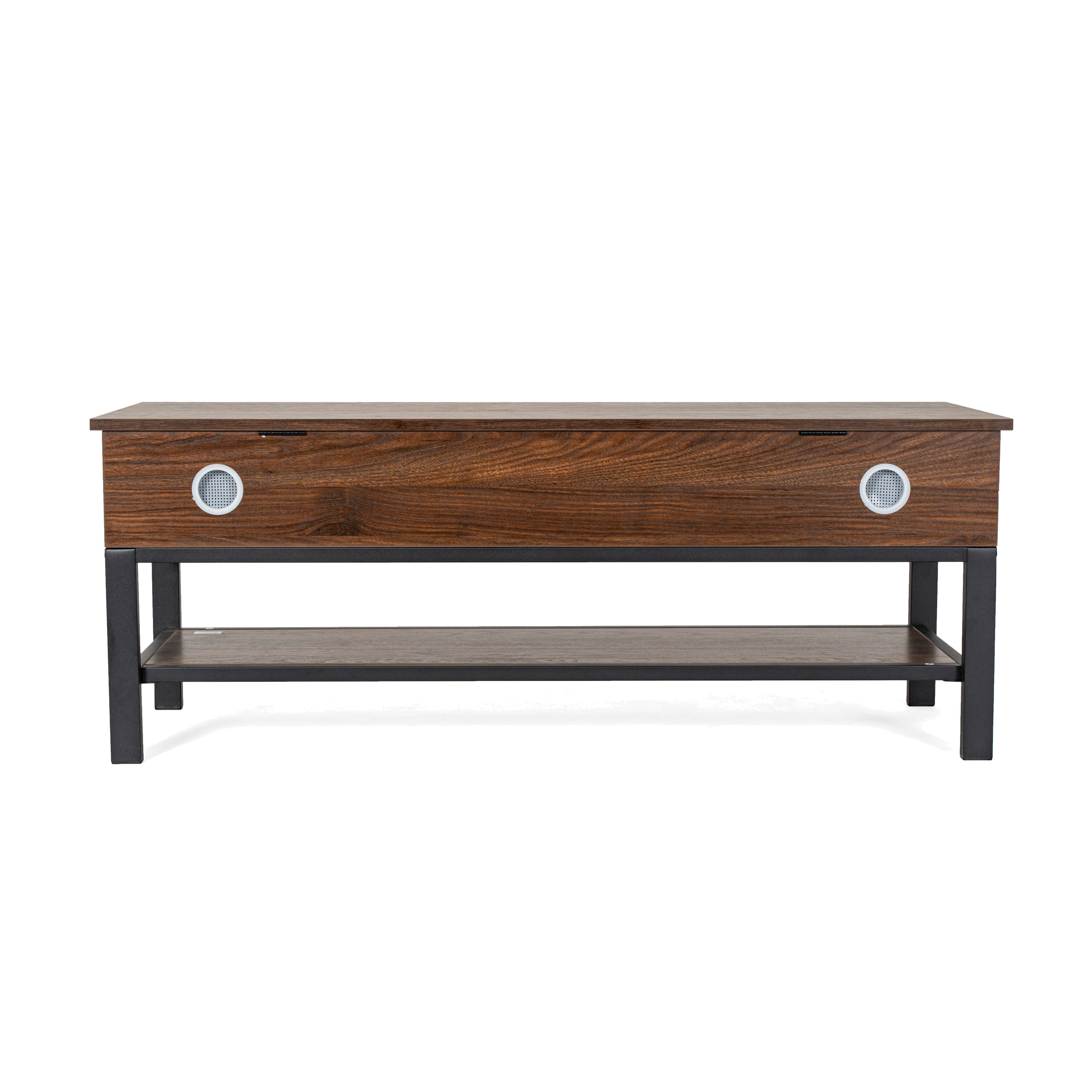 Wyatt Farmhouse Entryway Storage Bench with Lower Shelf Perfect for Entryway, Mudroom, or Bedroom-Entryway Bench-Flash Furniture-Wall2Wall Furnishings