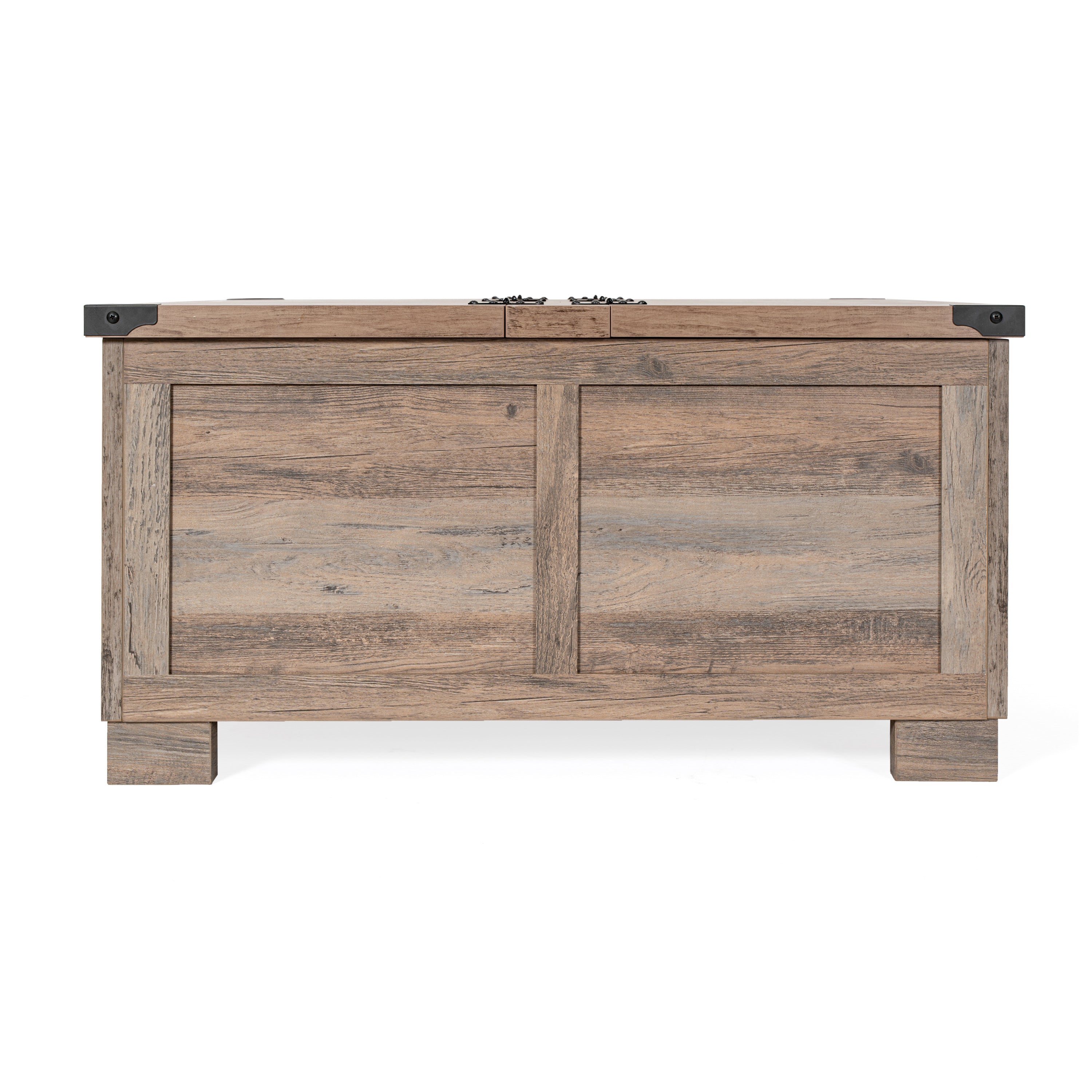 Wyatt Farmhouse Storage Coffee Table with Hinged Lift Top, Large Coffee Table with Hidden Storage