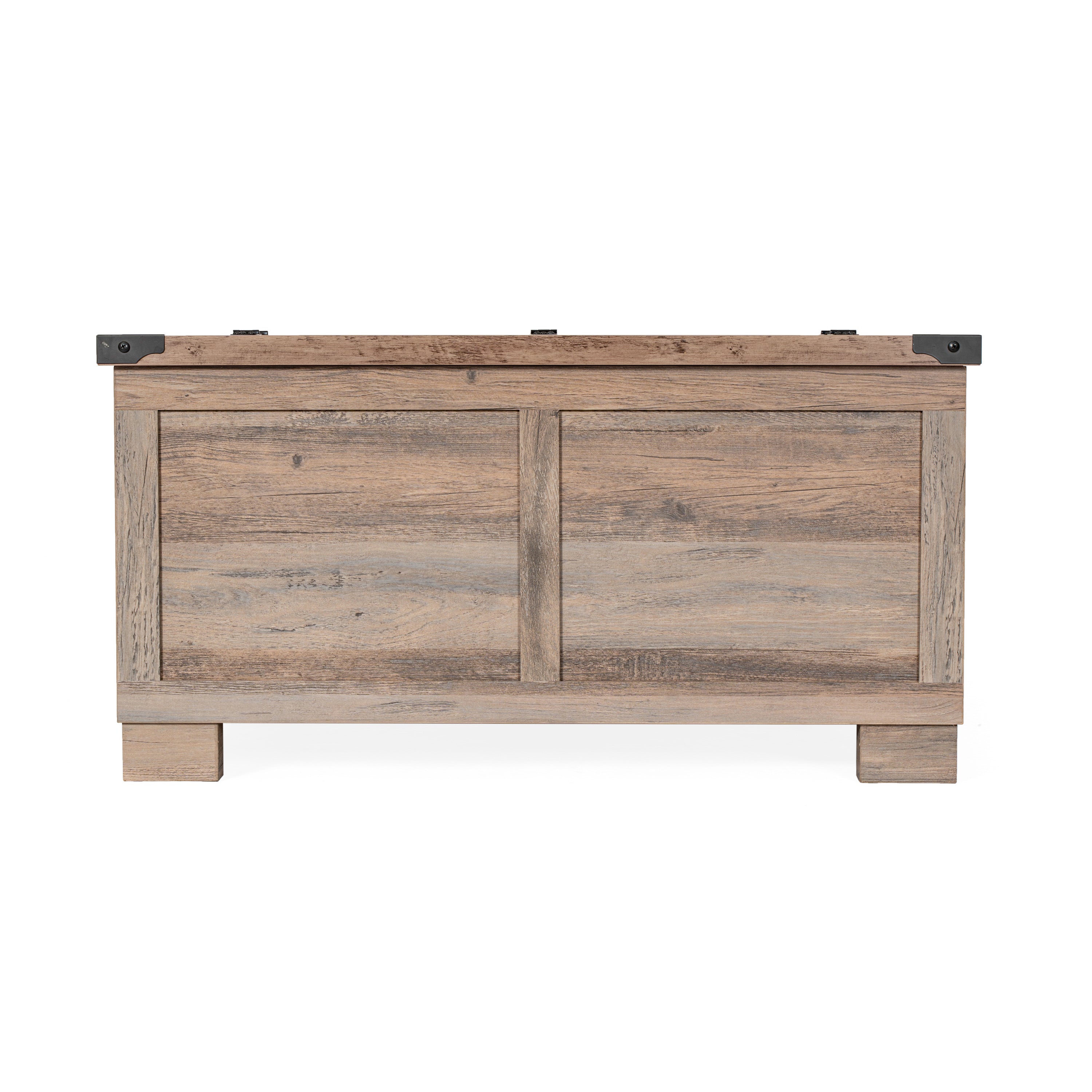 Wyatt Farmhouse Storage Coffee Table with Hinged Lift Top, Large Coffee Table with Hidden Storage