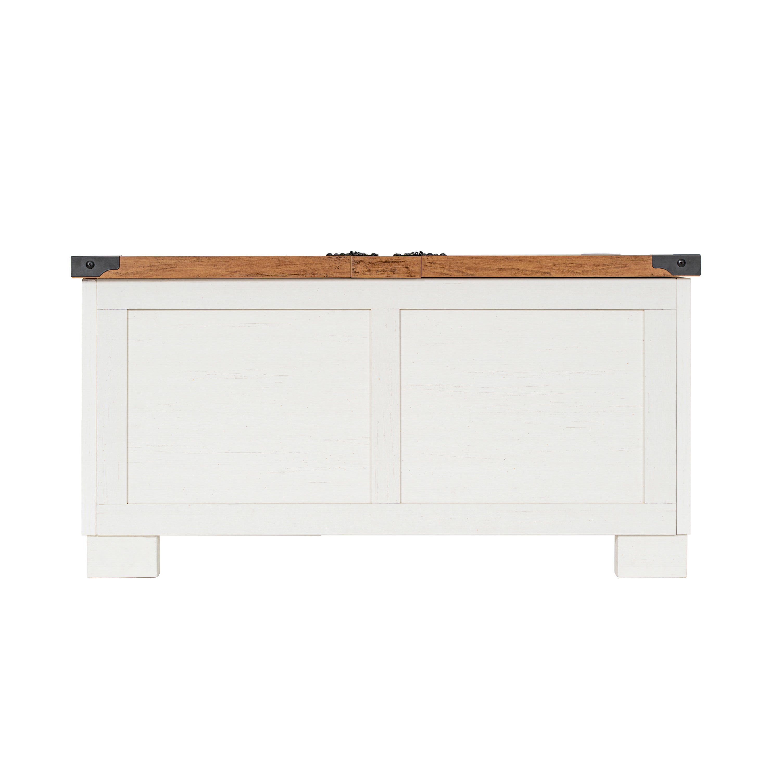 Wyatt Farmhouse Storage Coffee Table with Hinged Lift Top, Large Coffee Table with Hidden Storage