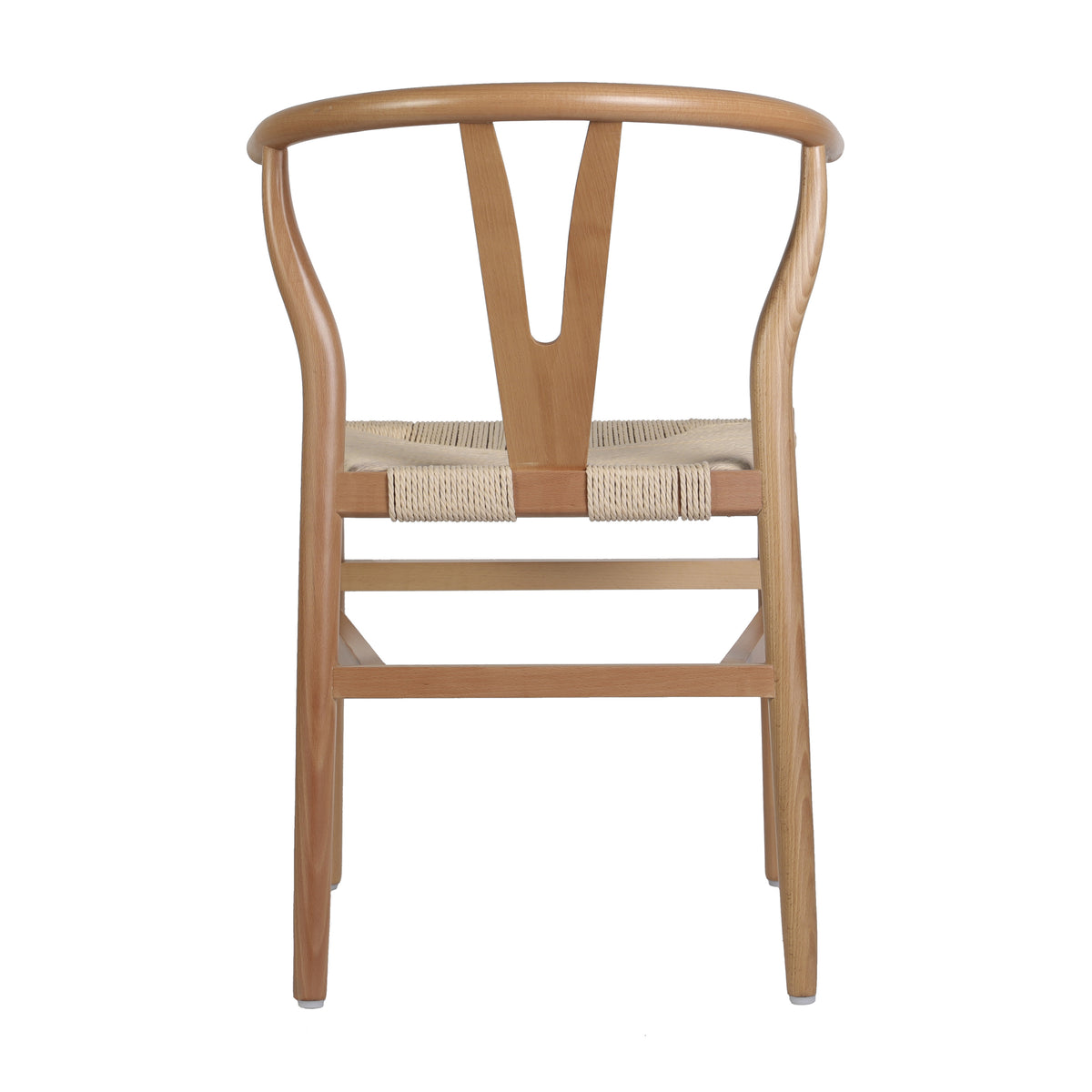 Logan Commercial Grade Y-Back Style Wood and Kraft Paper Stackable Dining Chair