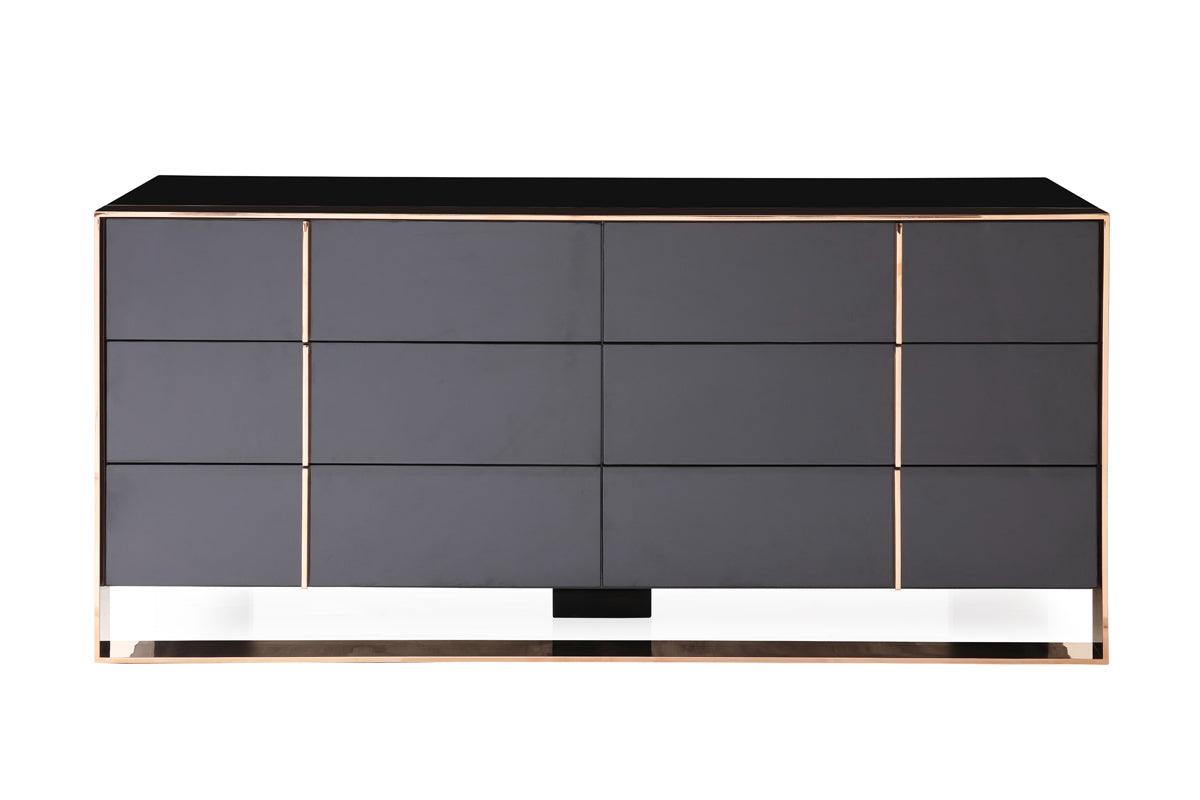 Nova Domus Cartier Modern Rosegold Dresser
