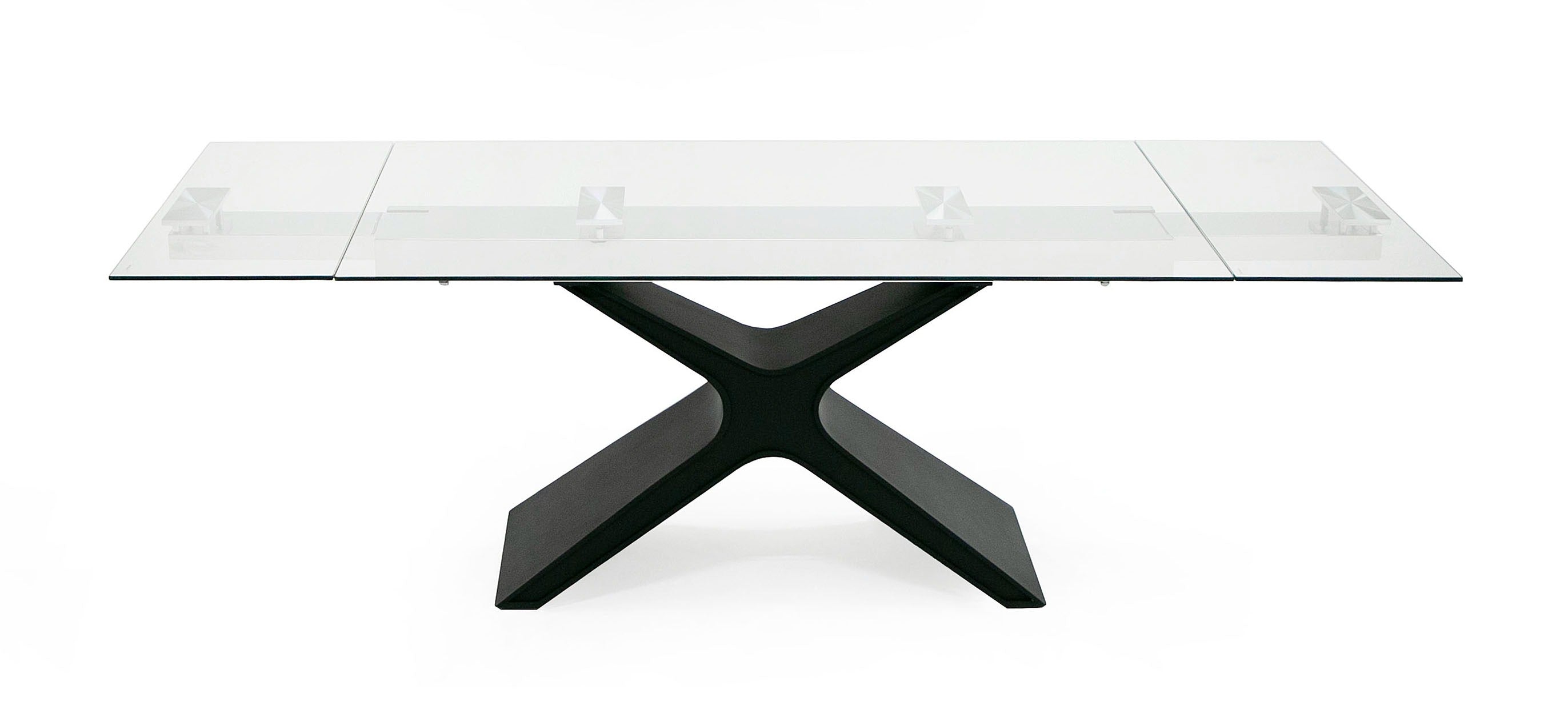 Modrest Adler Modern Glass Extendable 63"/94.5" Dining Table