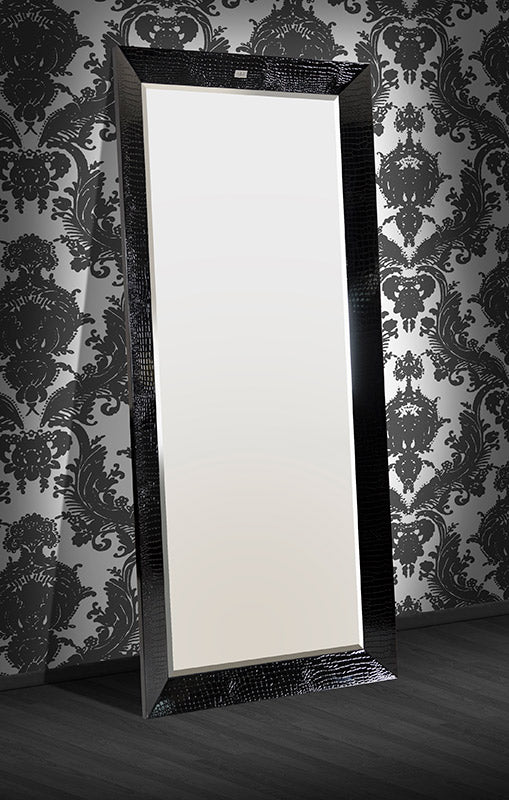 A&X Regal Crocodile Floor Mirror-Mirror-VIG-Wall2Wall Furnishings