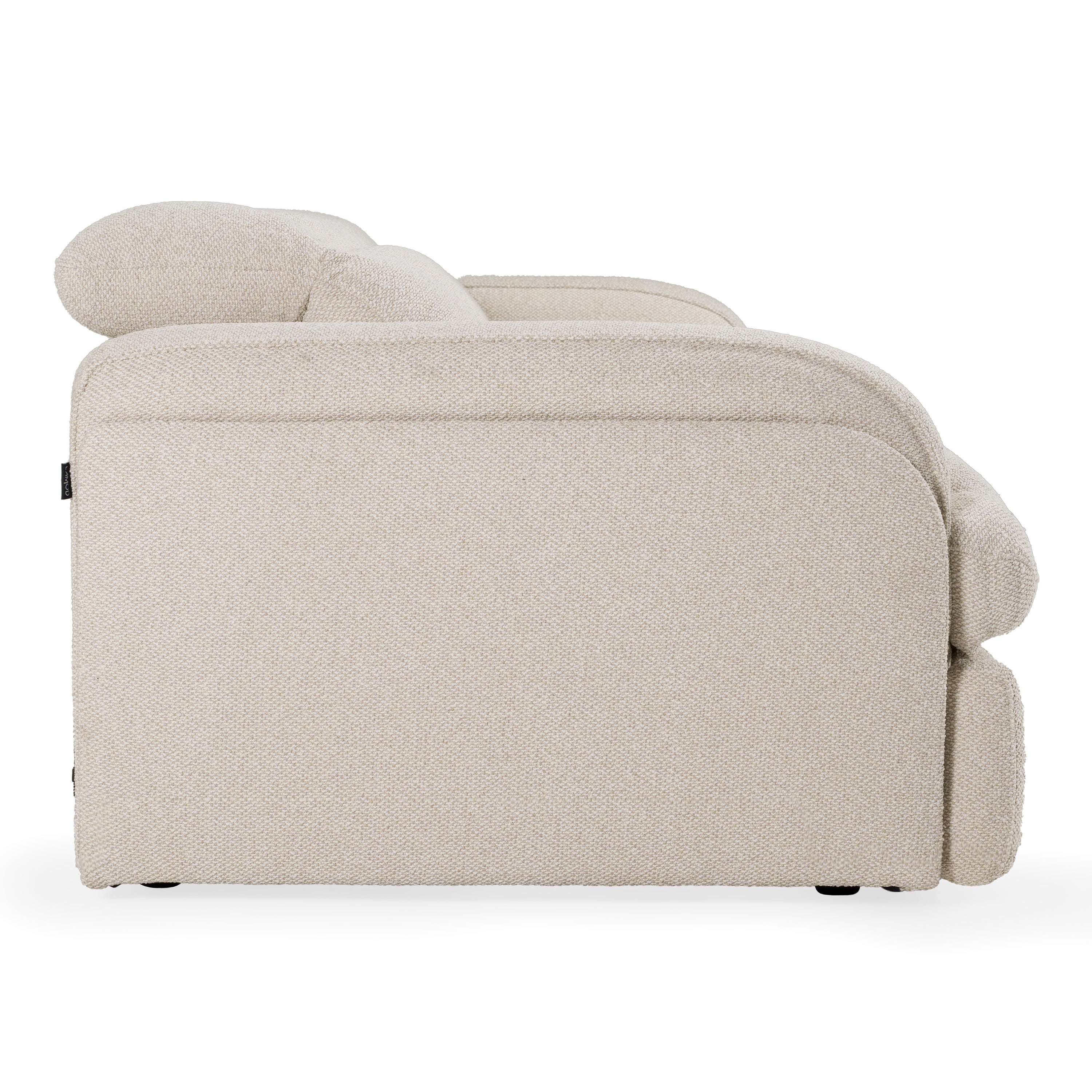 Ambler Modern Fabric Sofa w/ 2 Power Recliners