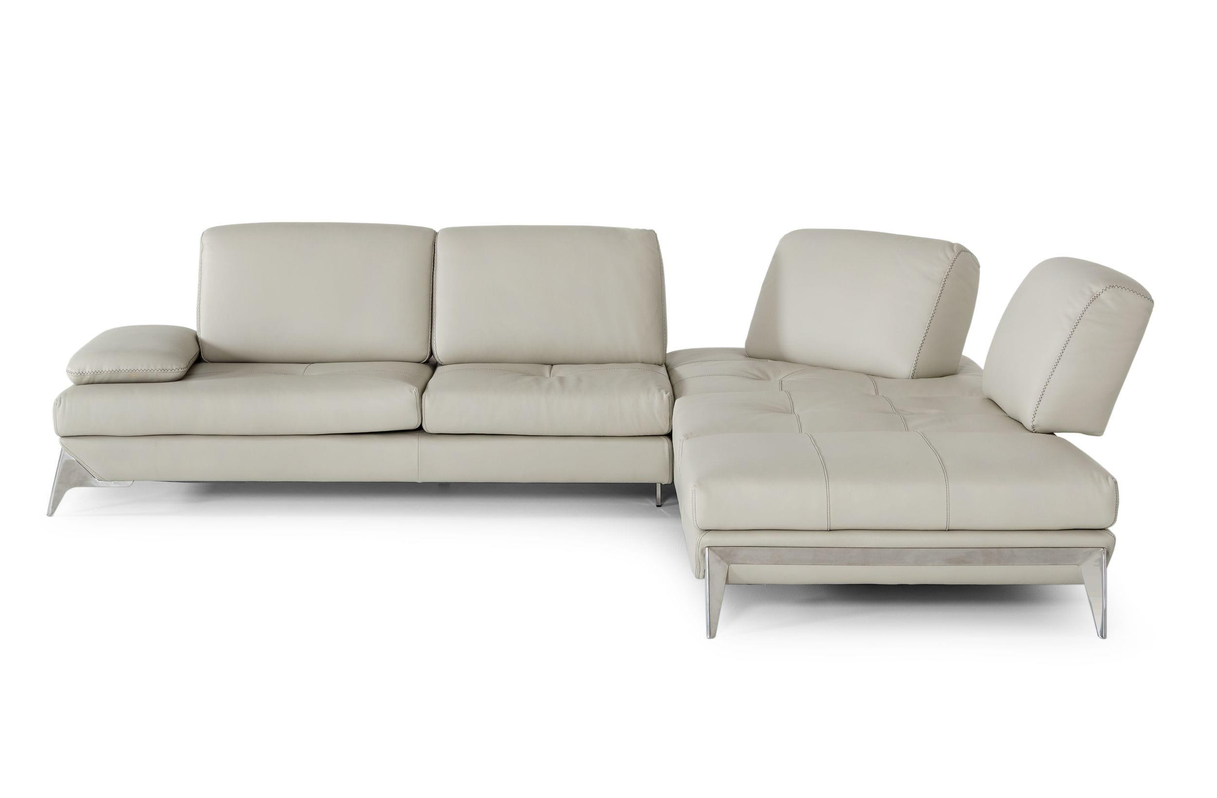 Andrea Modern Leather Sectional Sofa