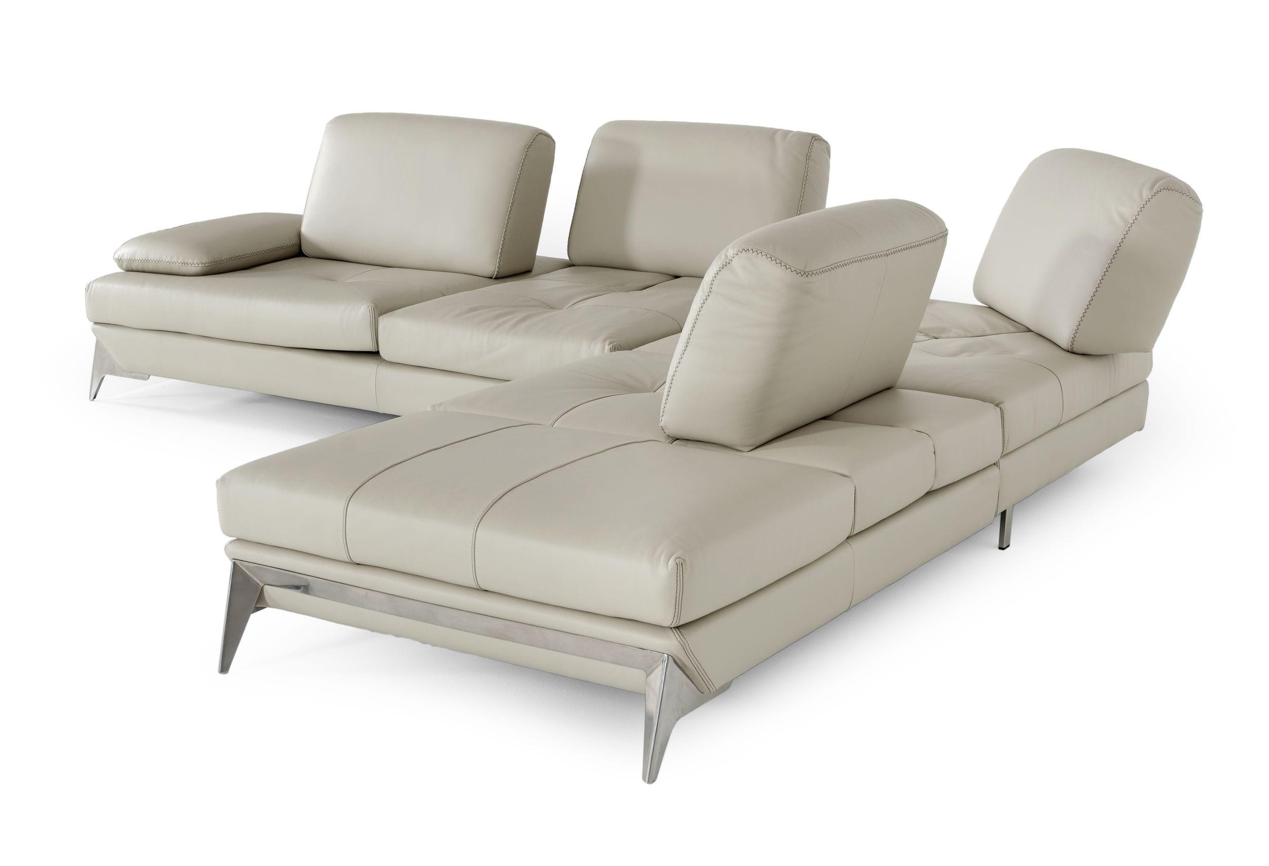 Andrea Modern Leather Sectional Sofa
