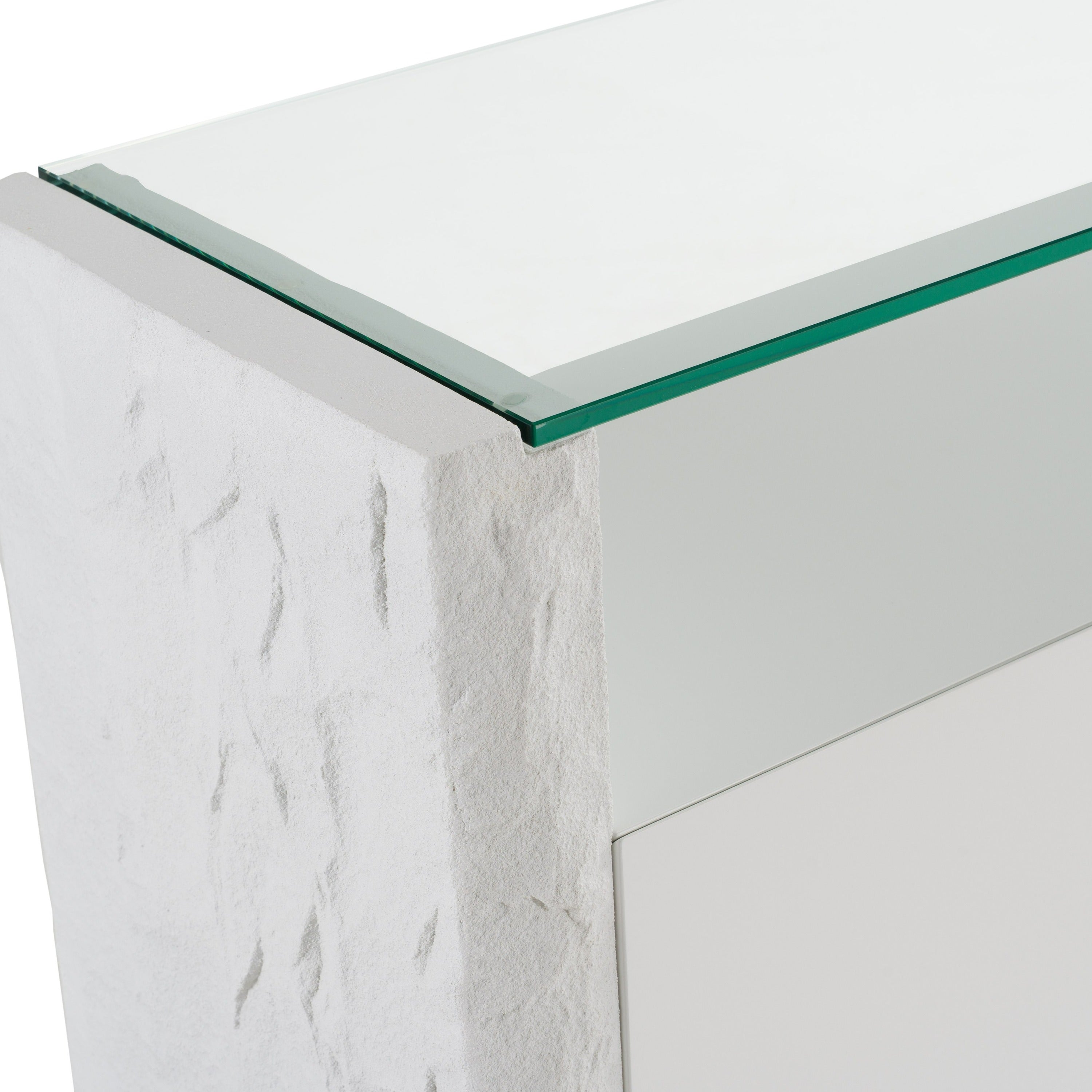 Ashley Modern Glass and Fiberglass Buffet