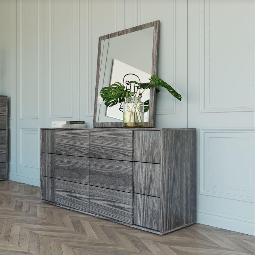 Nova Domus Asus Italian Modern Elm Mirror