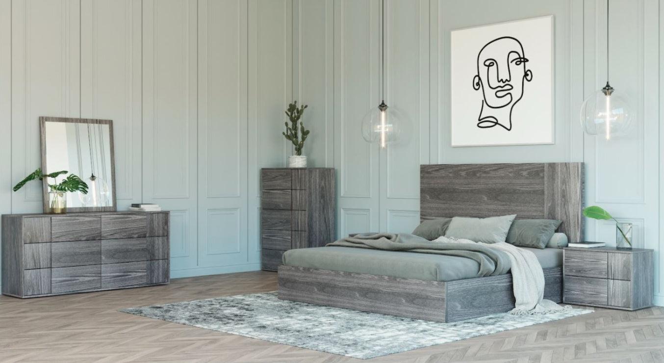 Nova Domus Asus Italian Modern Elm Mirror