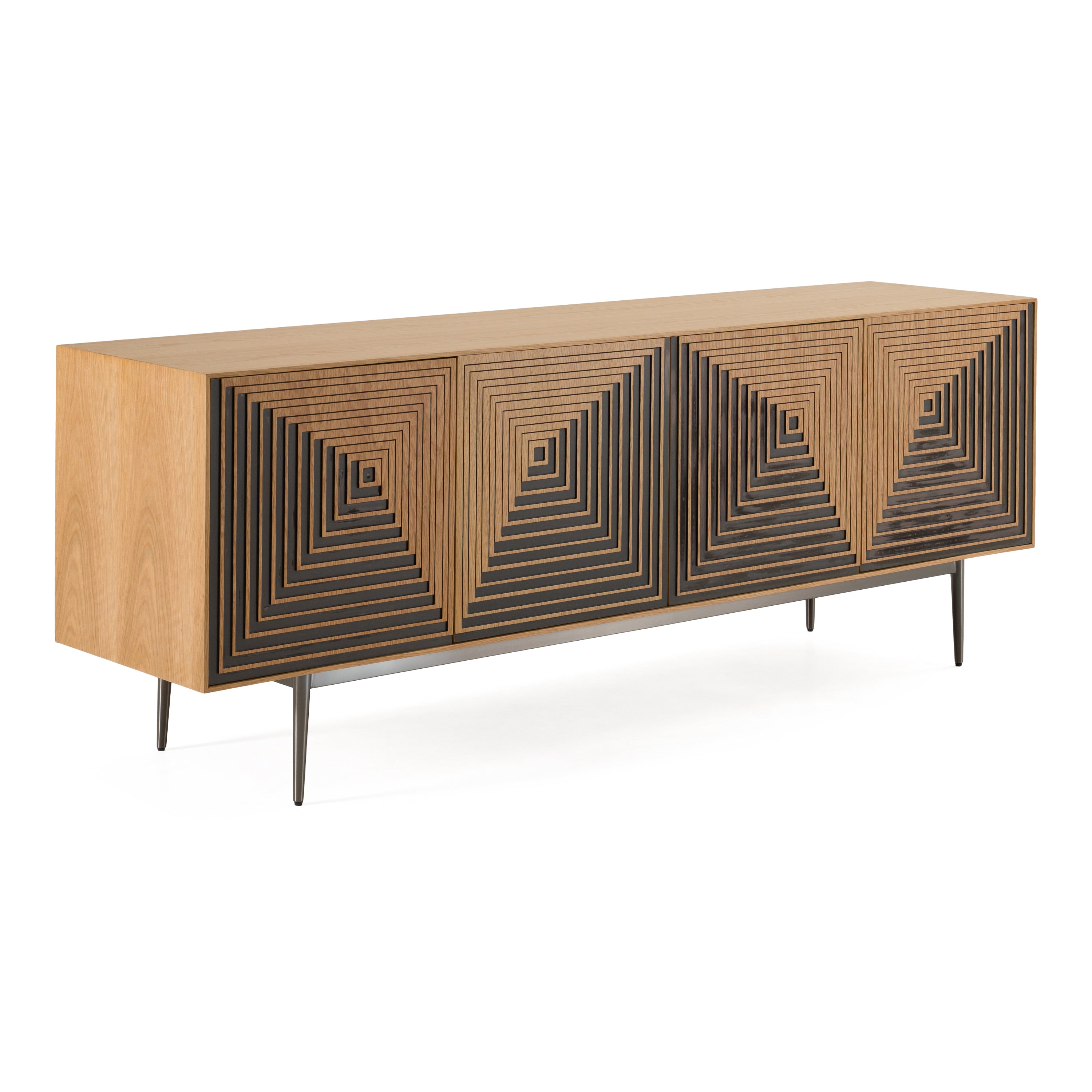 Azteca Modern Geometric Pattern Buffet