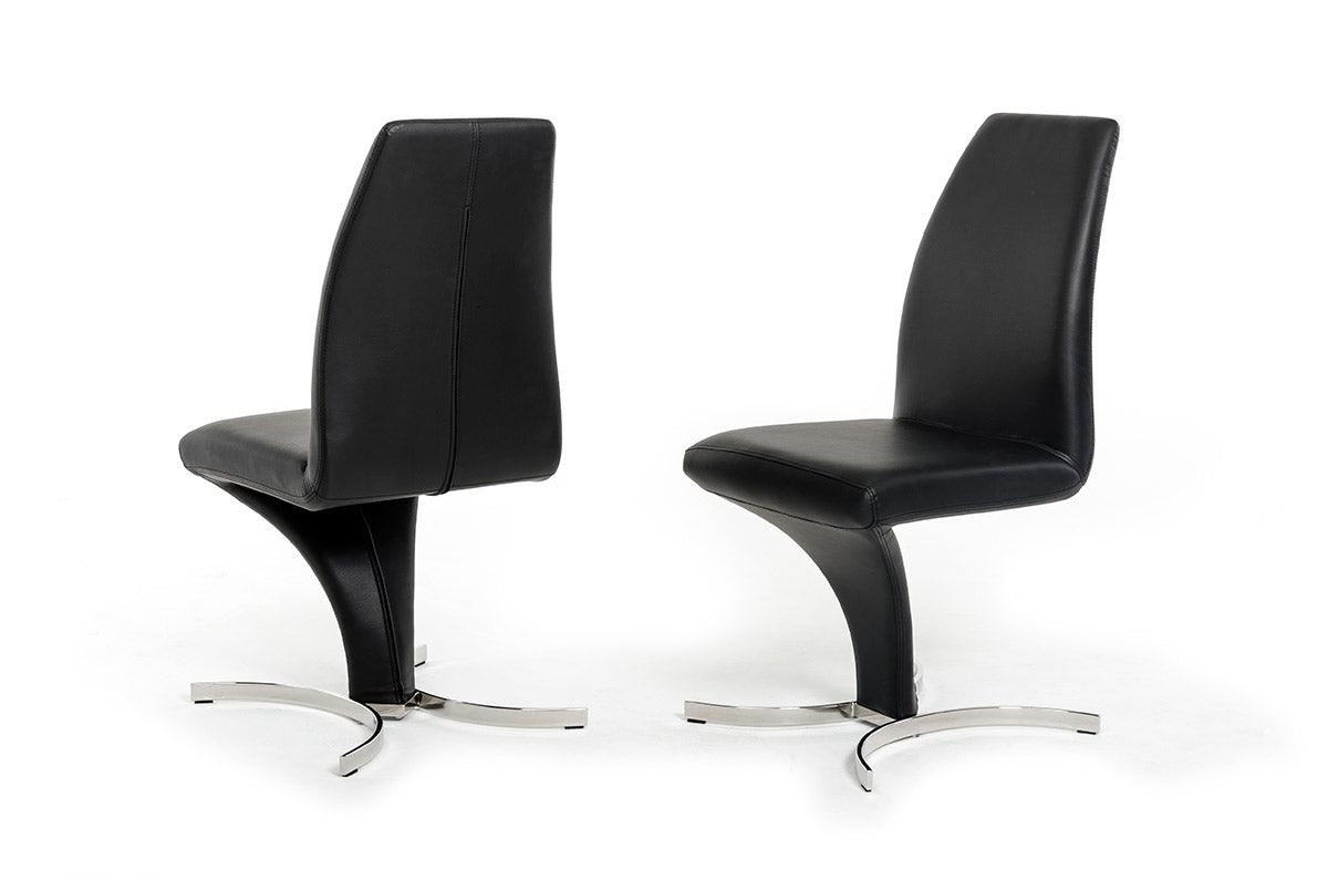 Nix Modern Leatherette Dining Chair (Set of 2)