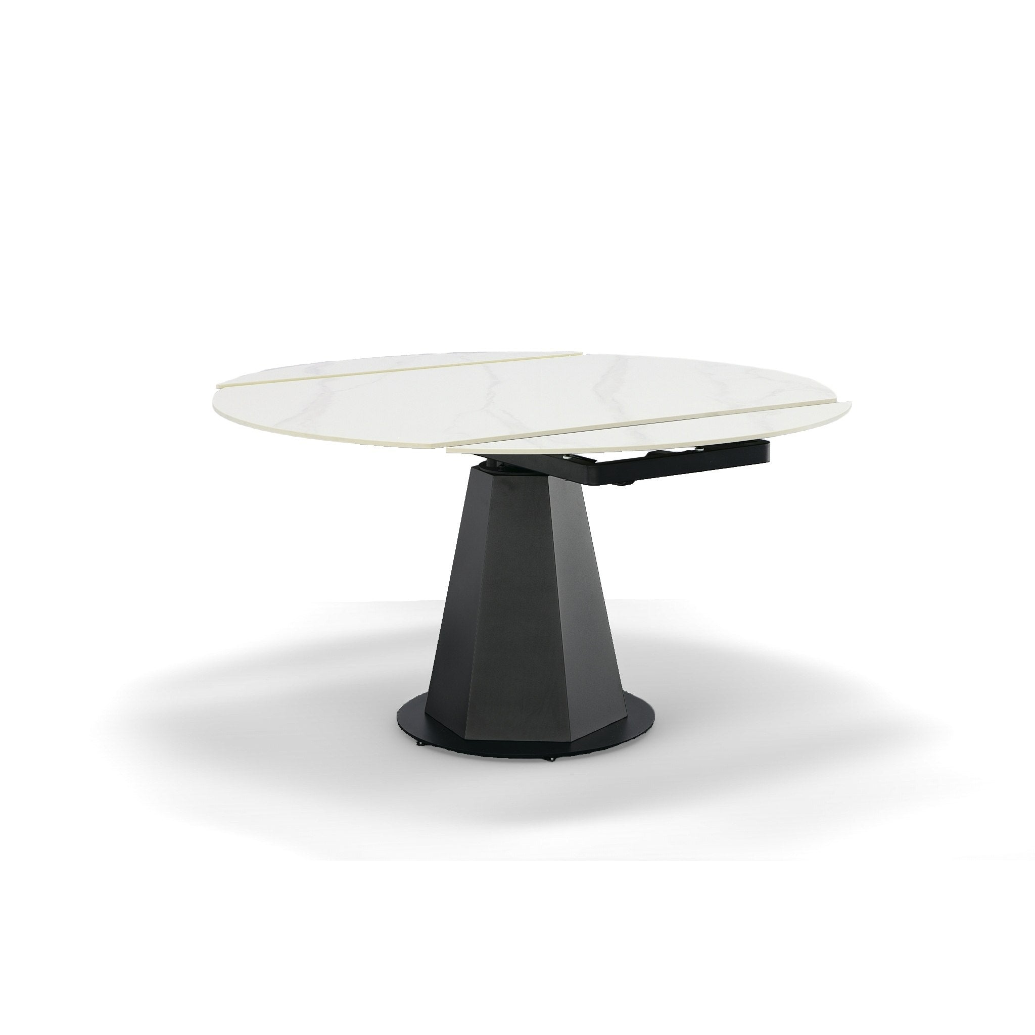 Modrest Barela - Modern and Ceramic Extendable 35.5"/53" Dining Table-Dining Table-VIG-Wall2Wall Furnishings