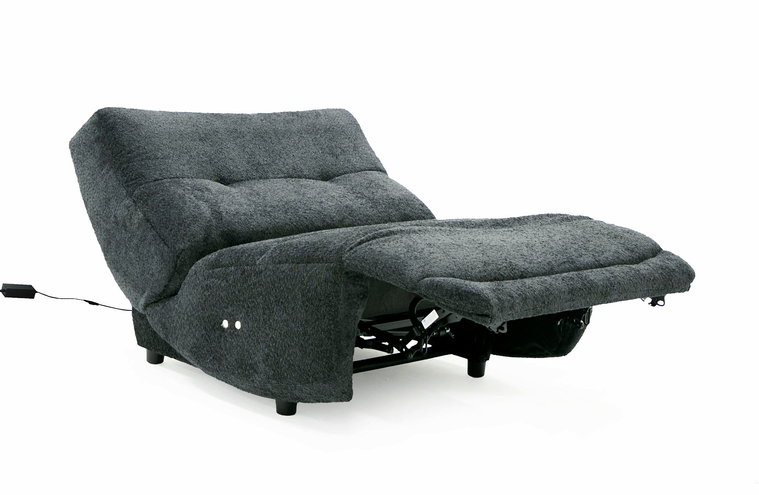 Divani Casa Basil - Modern Fabric Large Electric Recliner Chair-Lounge Chair-VIG-Wall2Wall Furnishings