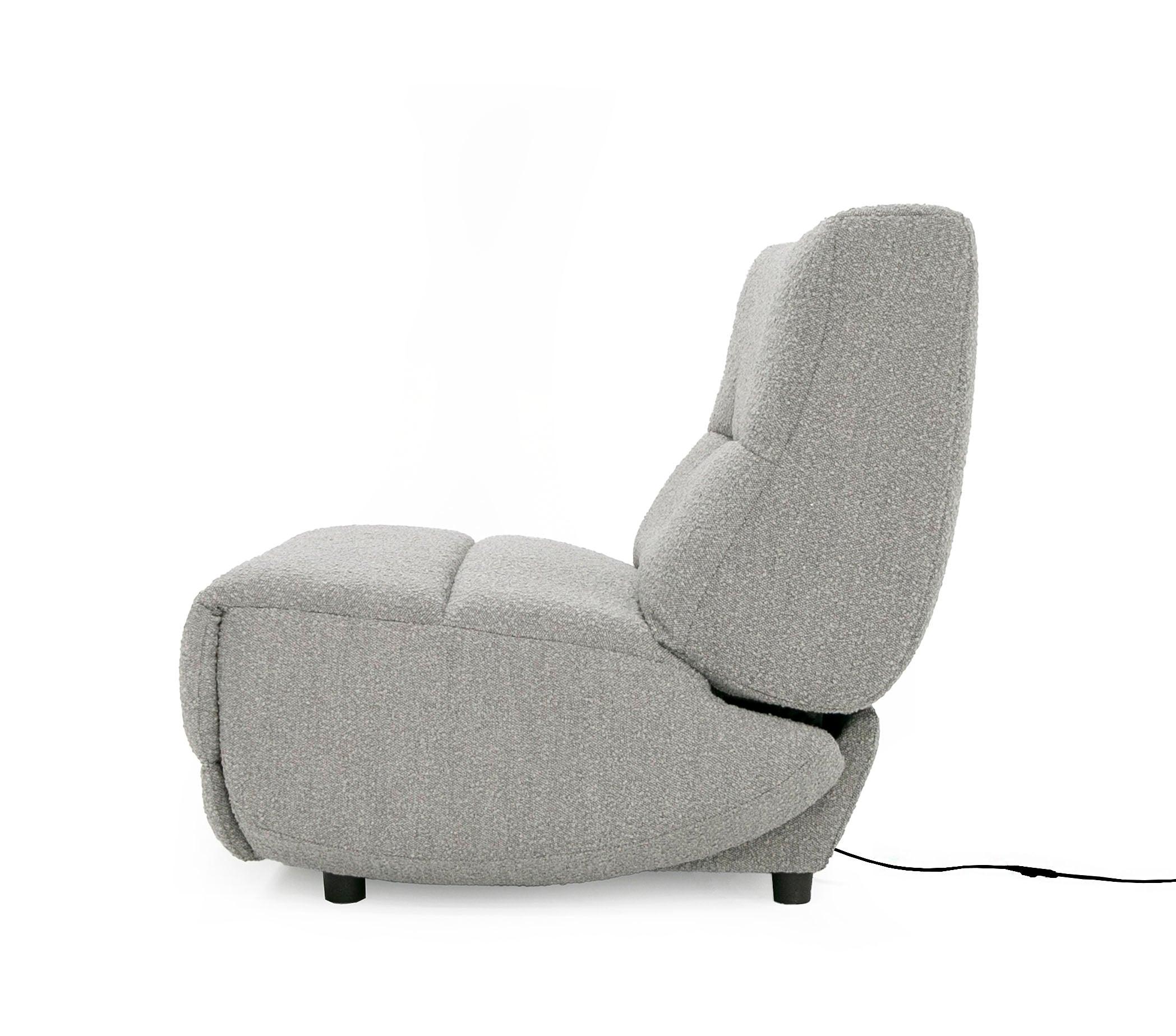 Divani Casa Basil Modern Fabric Large Electric Recliner Chair