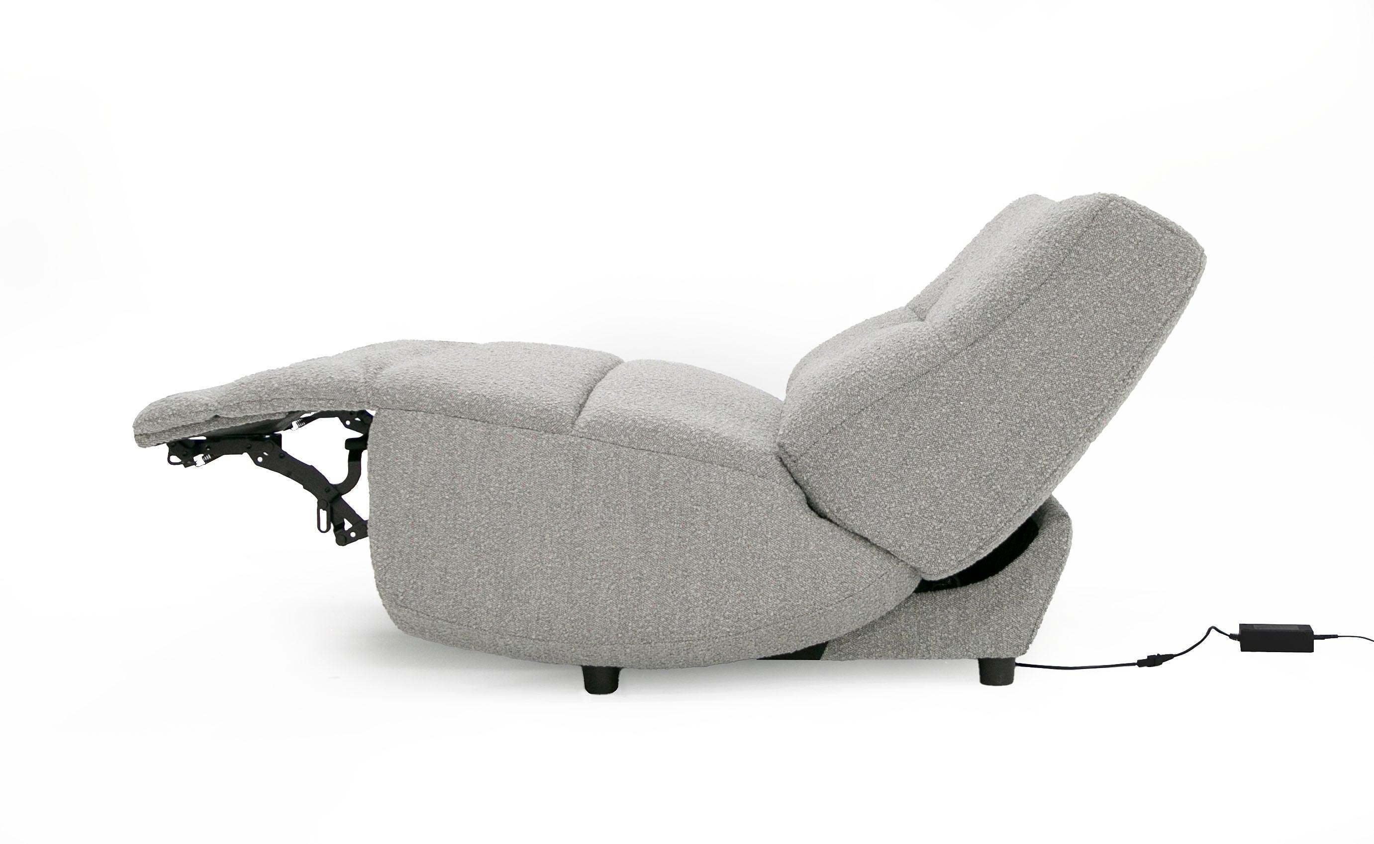 Divani Casa Basil Modern Fabric Large Electric Recliner Chair