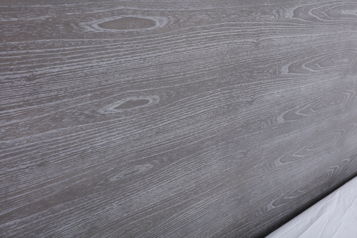 Charlene Modern Elm and Stainless Steel Bedroom Set