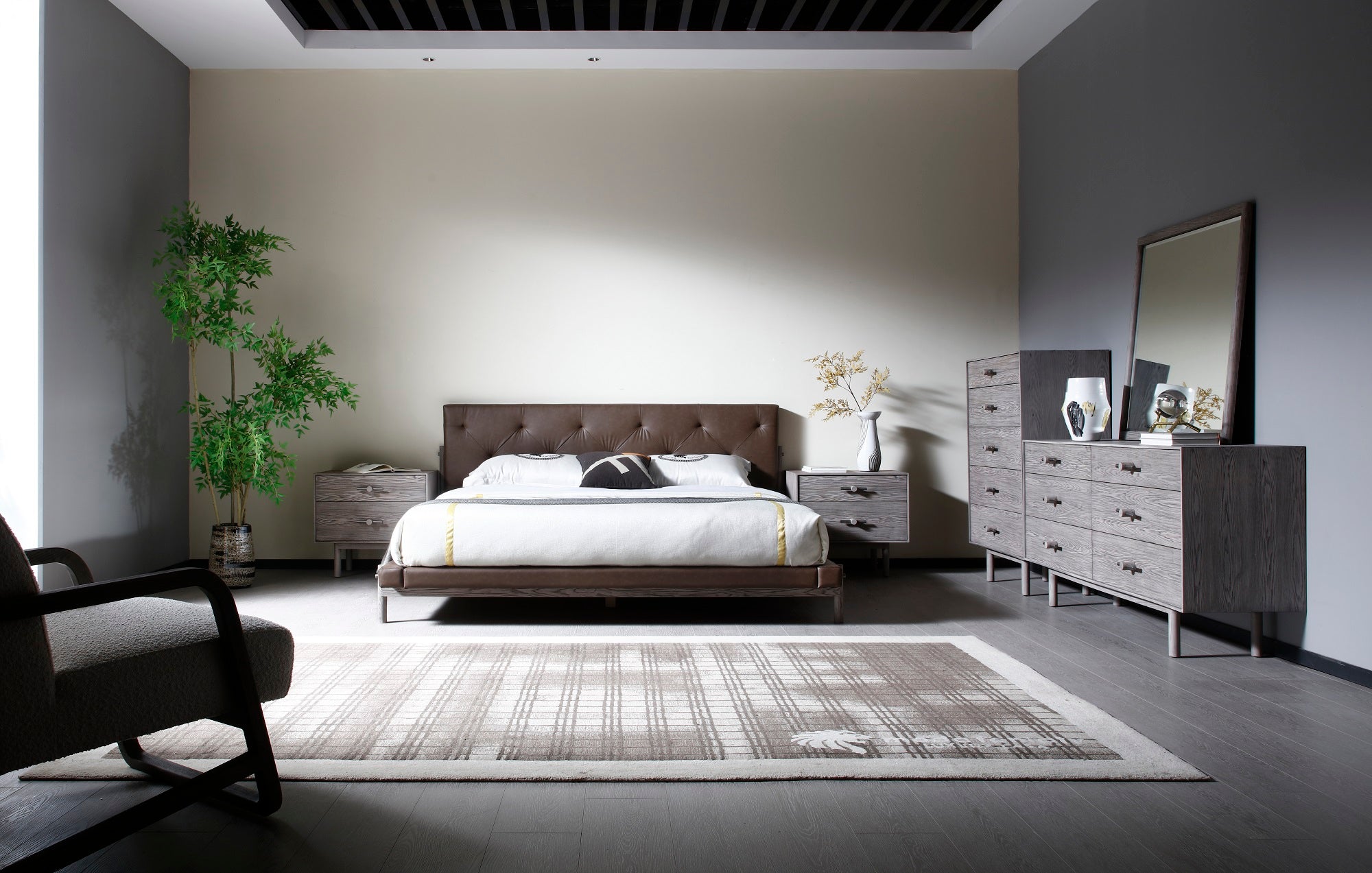 BD2406 Vegan Leather Bed