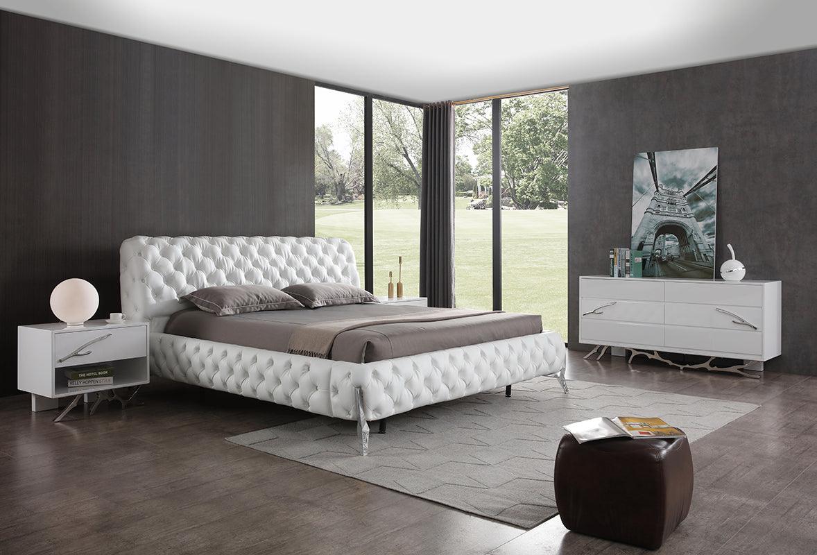 Legend Modern Bonded Leather Bed