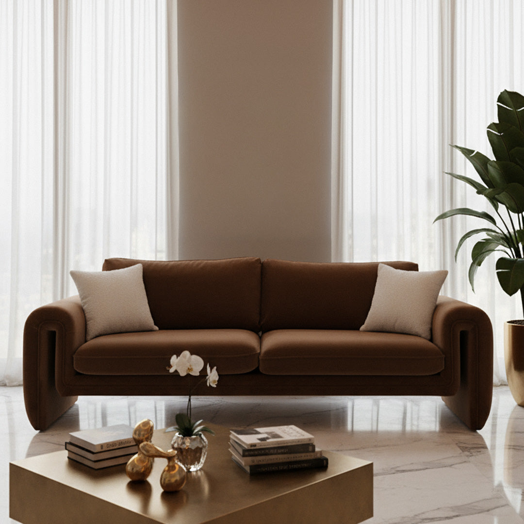 Bentley Modern Velvet Sofa