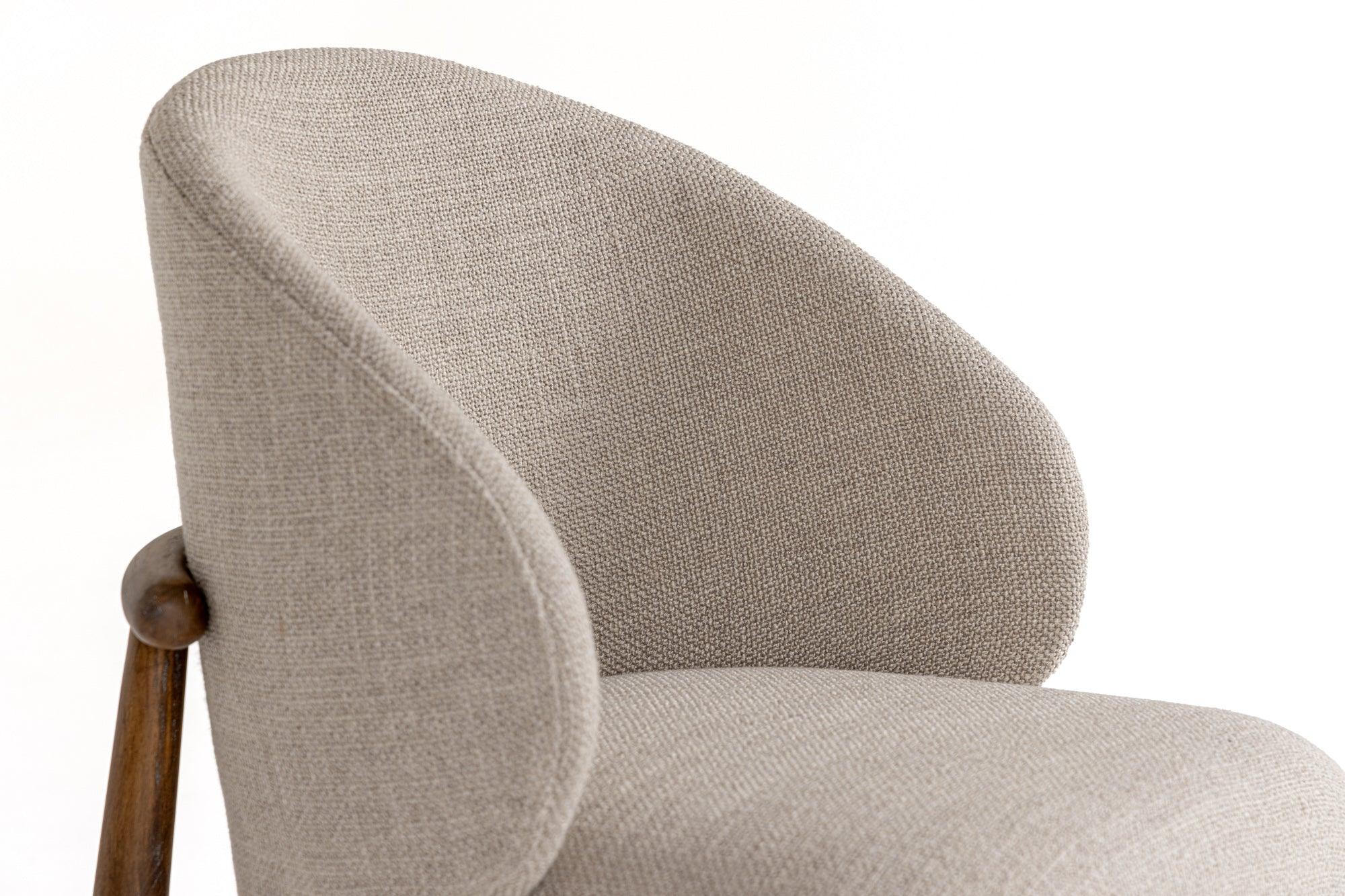 Modrest Blum Modern Linen Dining Chair
