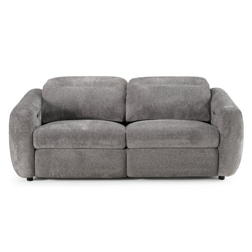 Brevig Modern Fabric Sofa w/ 2 Recliners