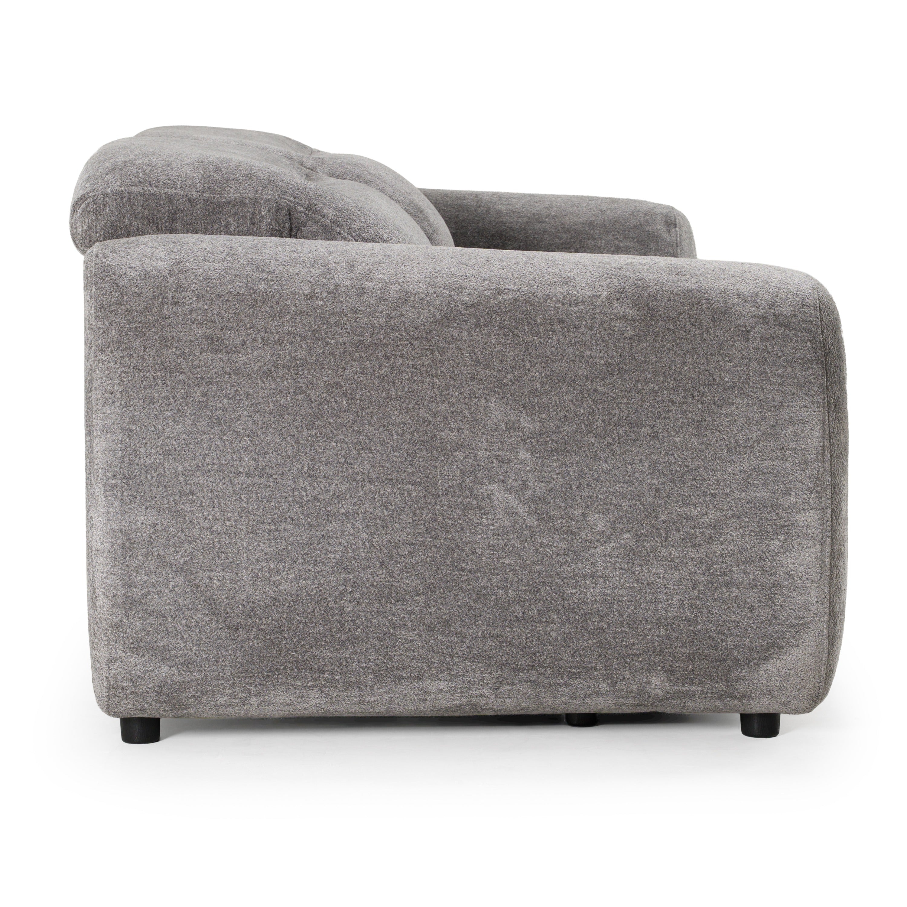 Brevig Modern Fabric Sofa w/ 2 Recliners