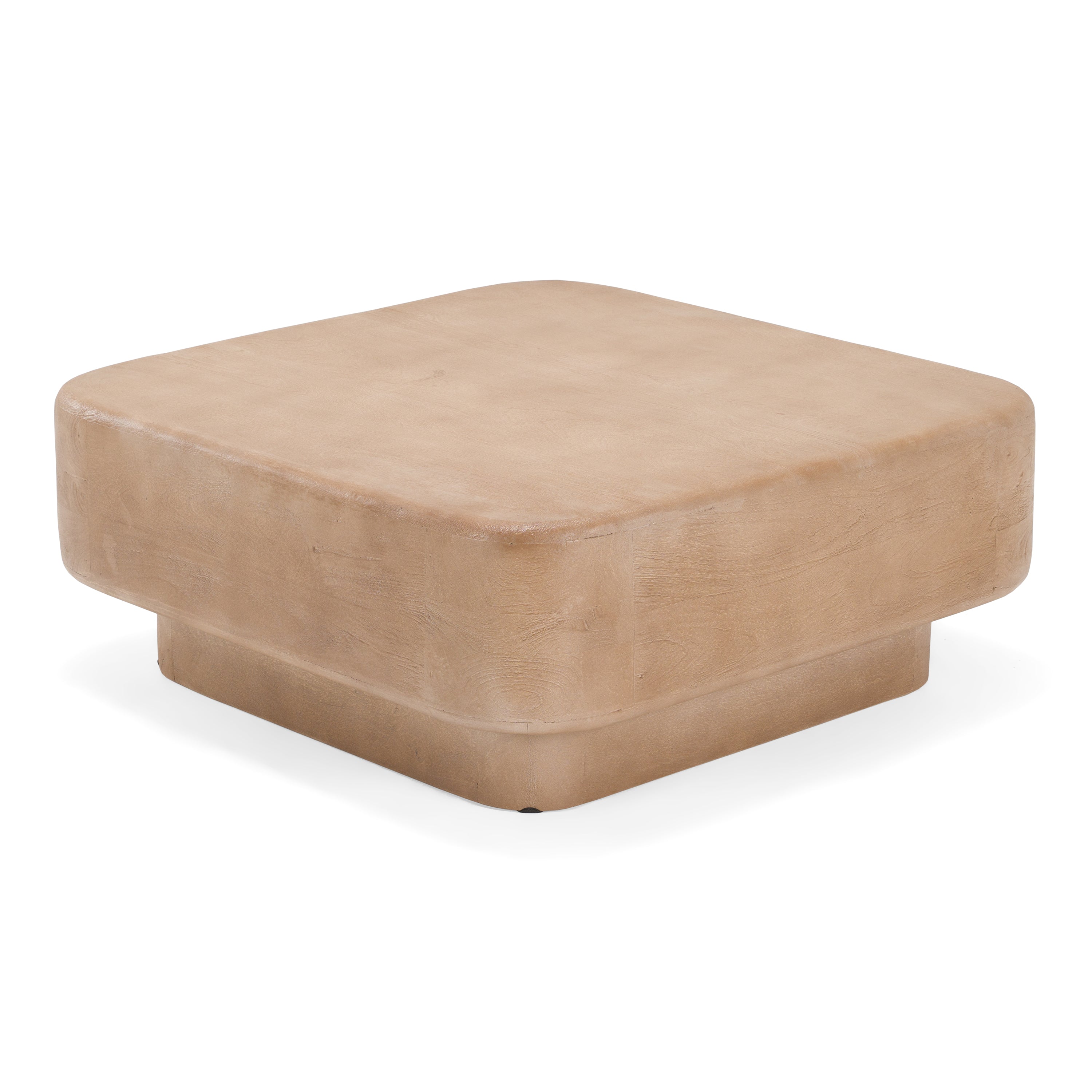 Bruno Modern Mango Wood Square Coffee Table