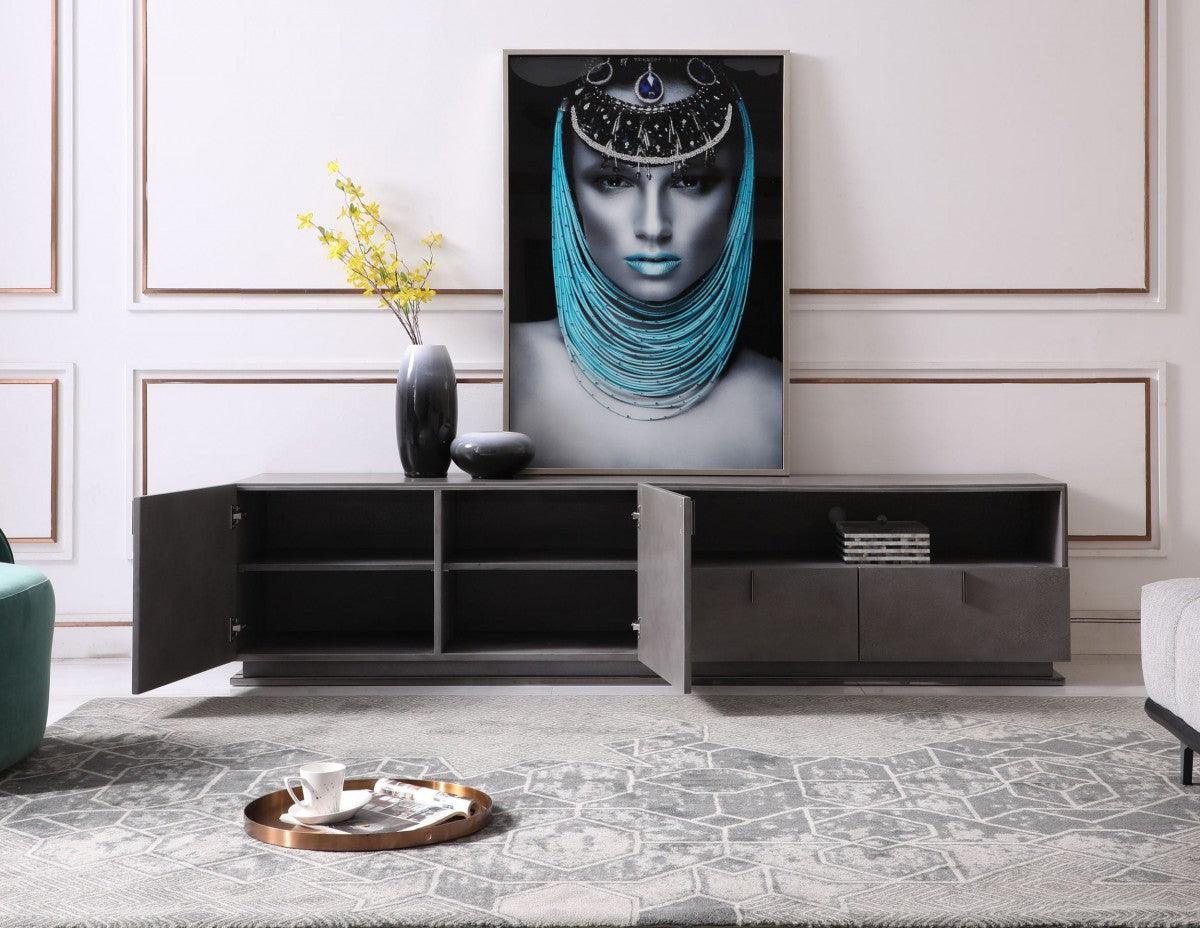 Modrest Buckley Modern Crackle TV Stand