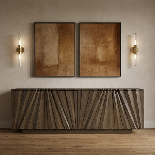 Byer Modern Ash Veneer Buffet