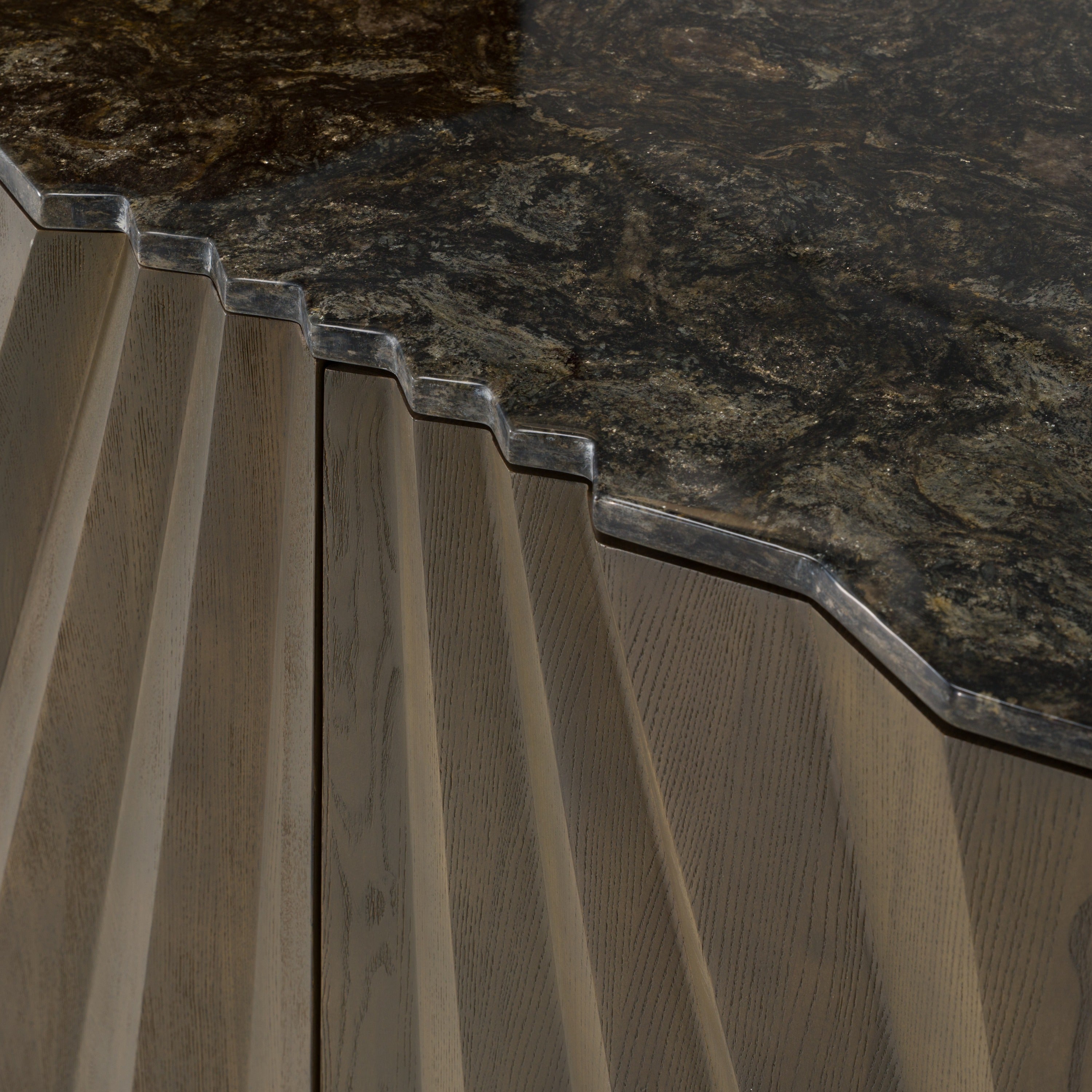 Byer Modern Ash Marble Buffet