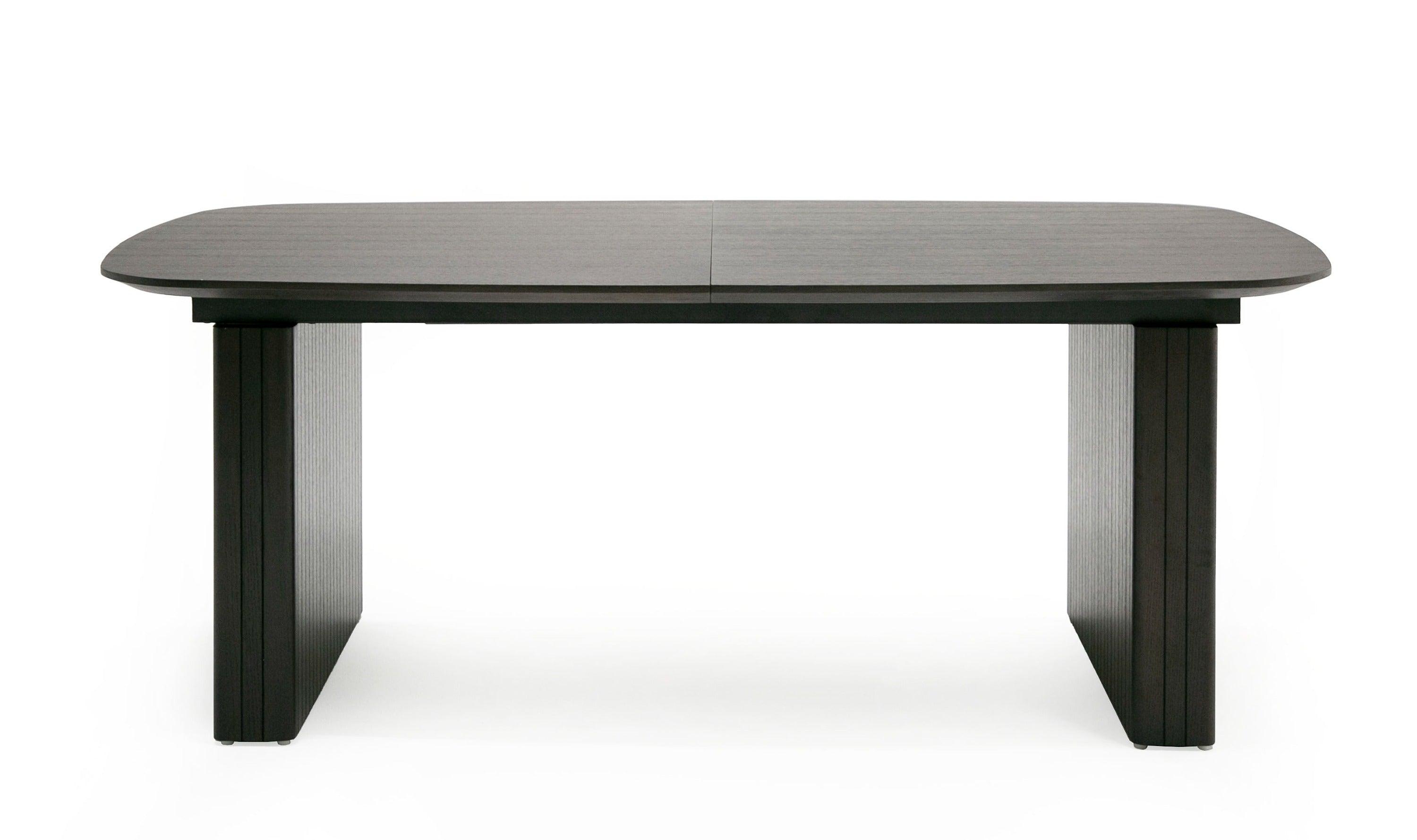 Modrest Calhoun Modern Smoked Extendable Dining Table - 1
