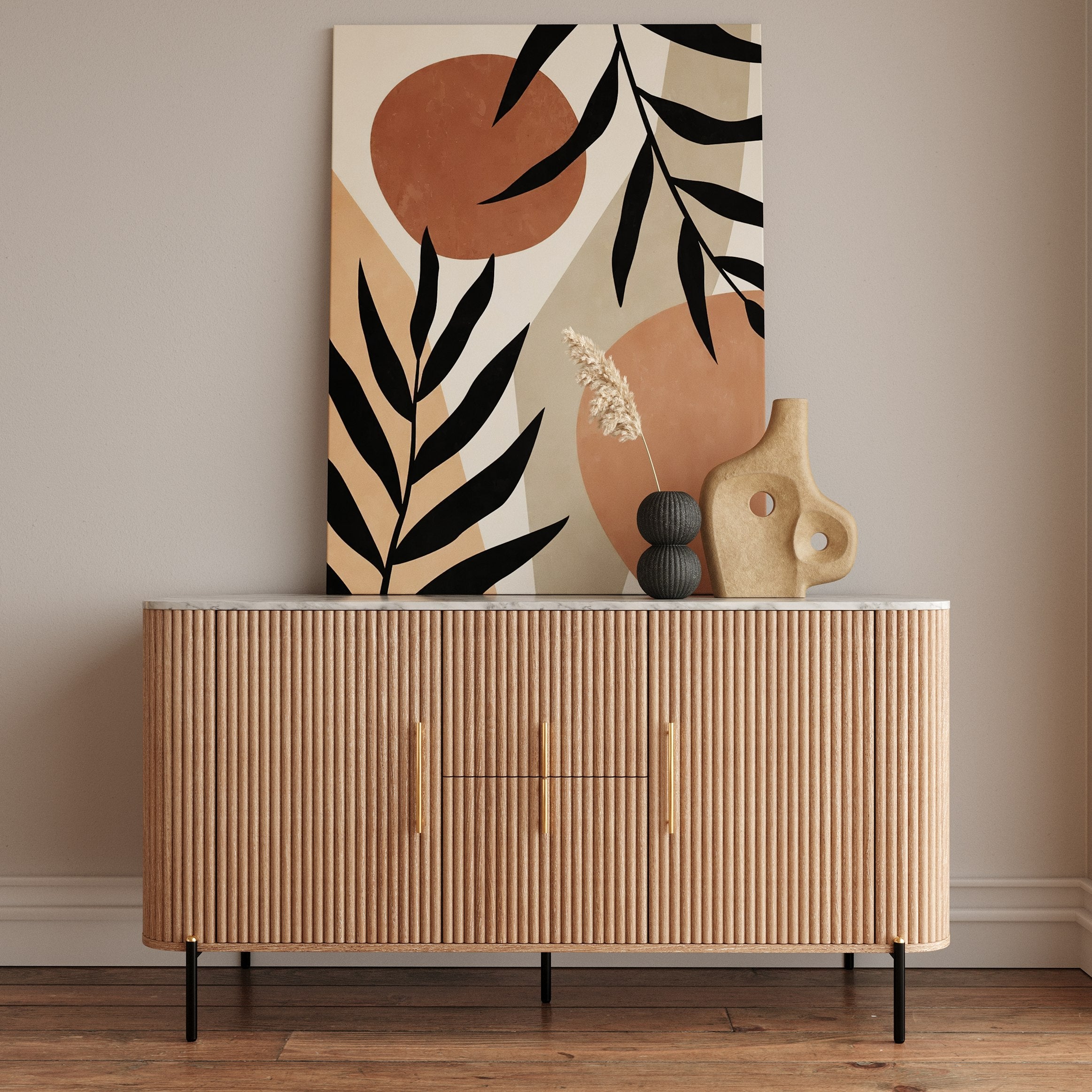 Modrest Cambridge Marble Mango Buffet