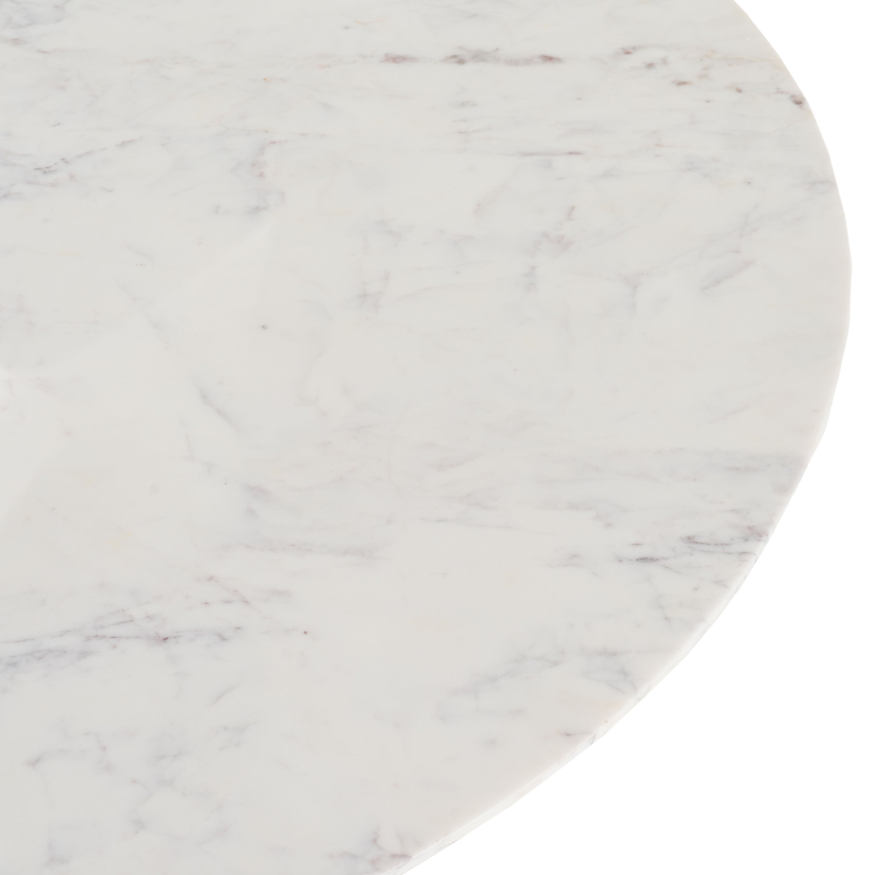 Modrest Cambridge Marble Mango Round Dining Table