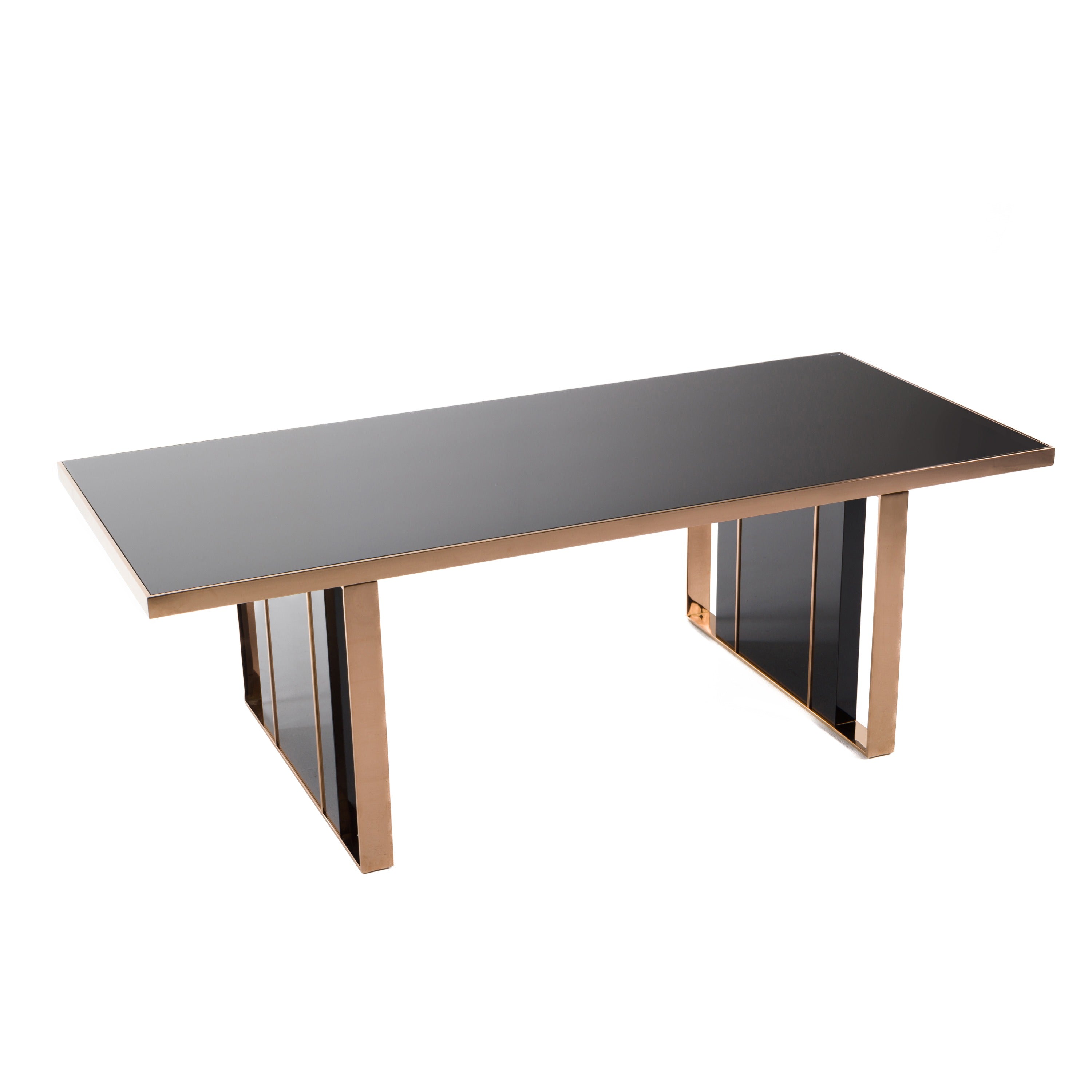 Cartier Modern Rosegold Dining Table Set