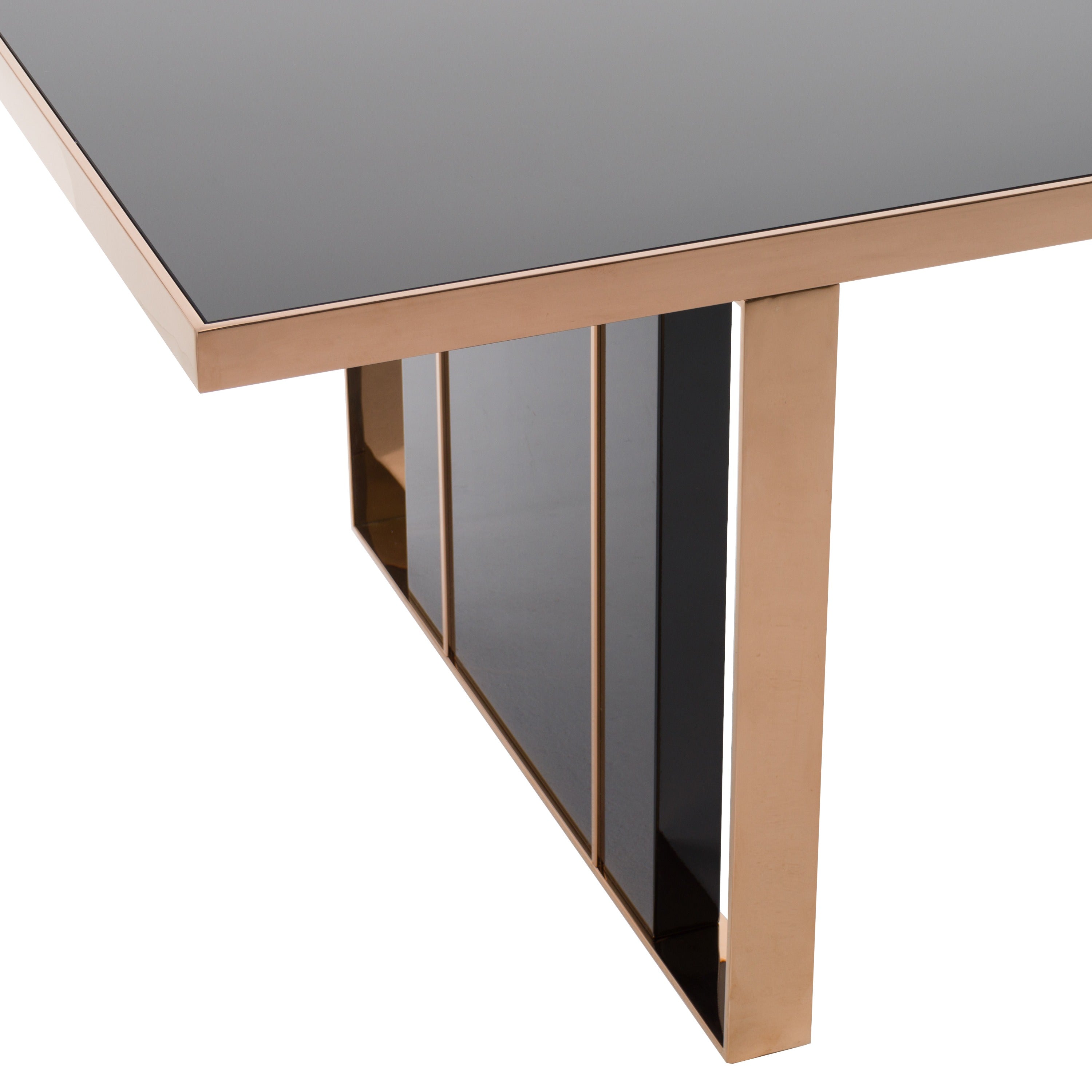 Nova Domus Cartier Modern Rosegold Dining Table