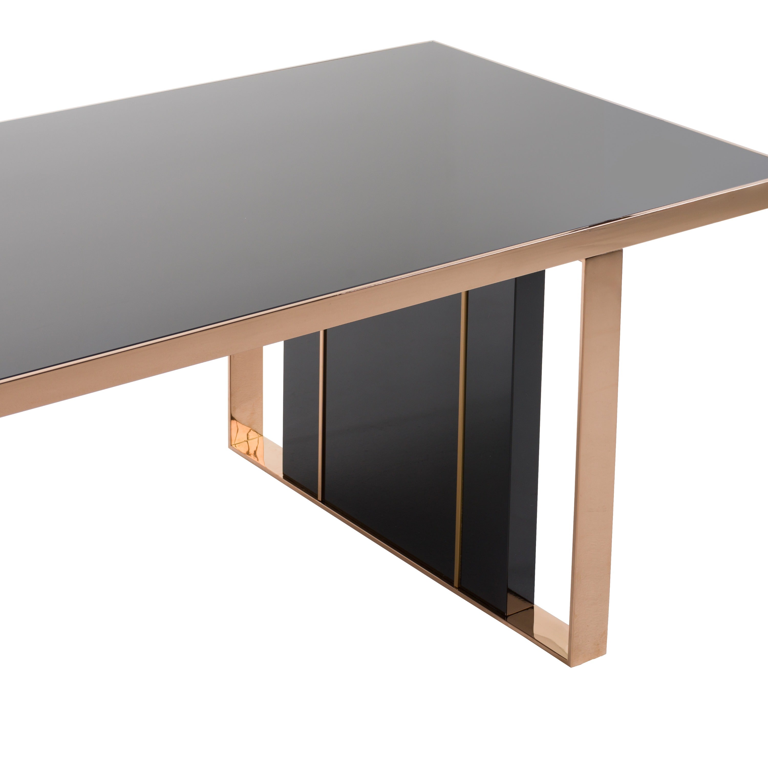 Nova Domus Cartier Modern Rosegold Dining Table