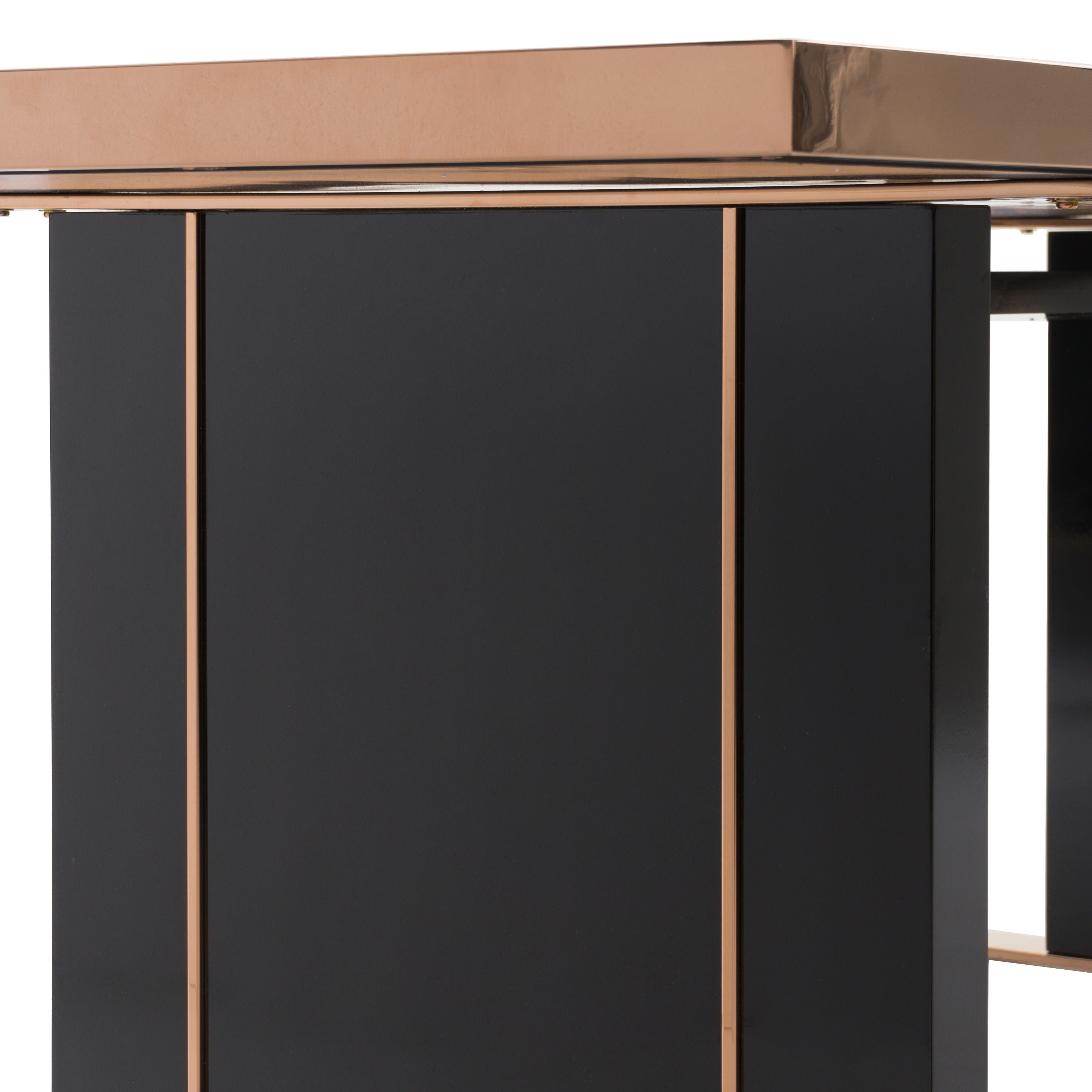 Cartier Modern Rosegold Dining Table Set