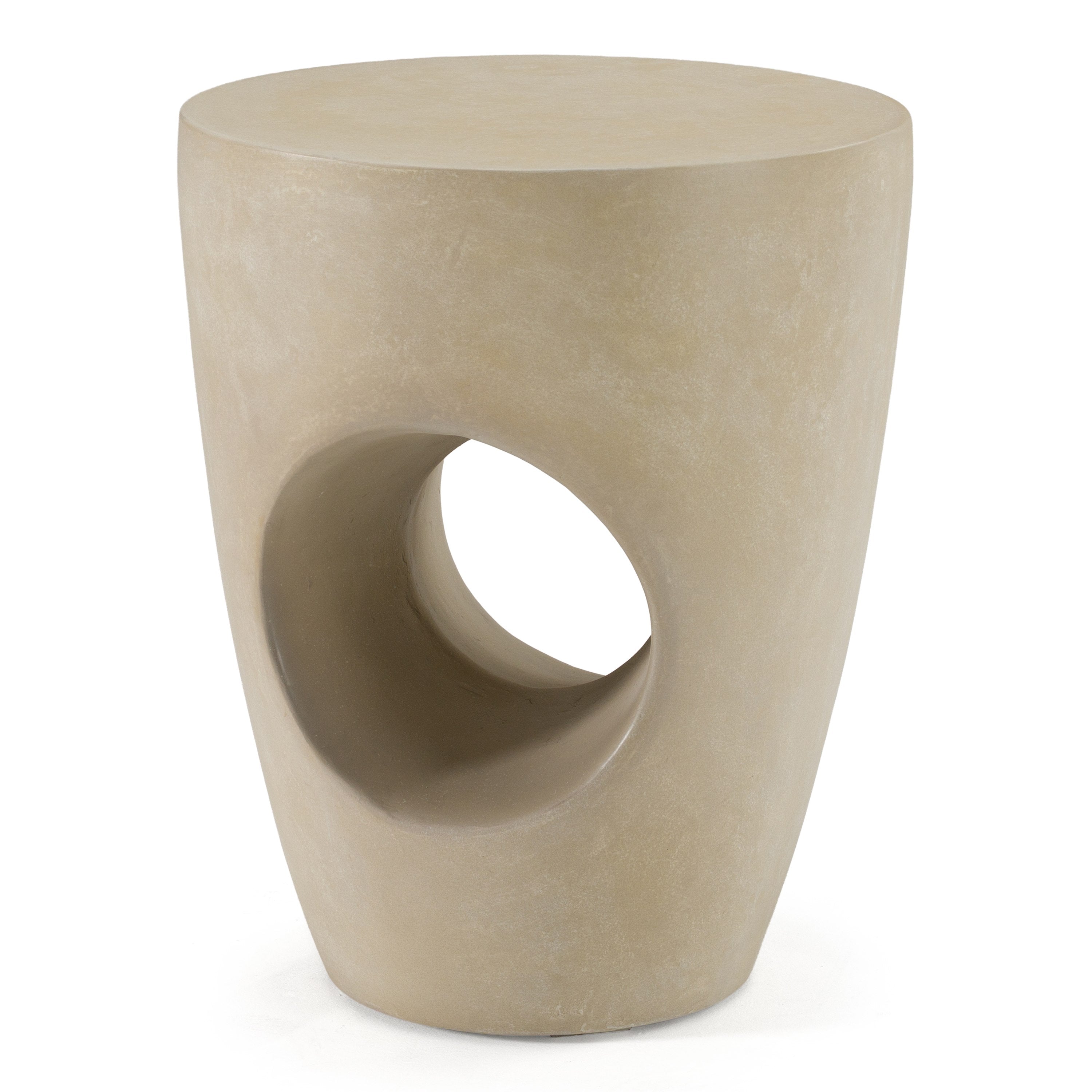 Carville Modern Fiberform Dining Stool/End Table