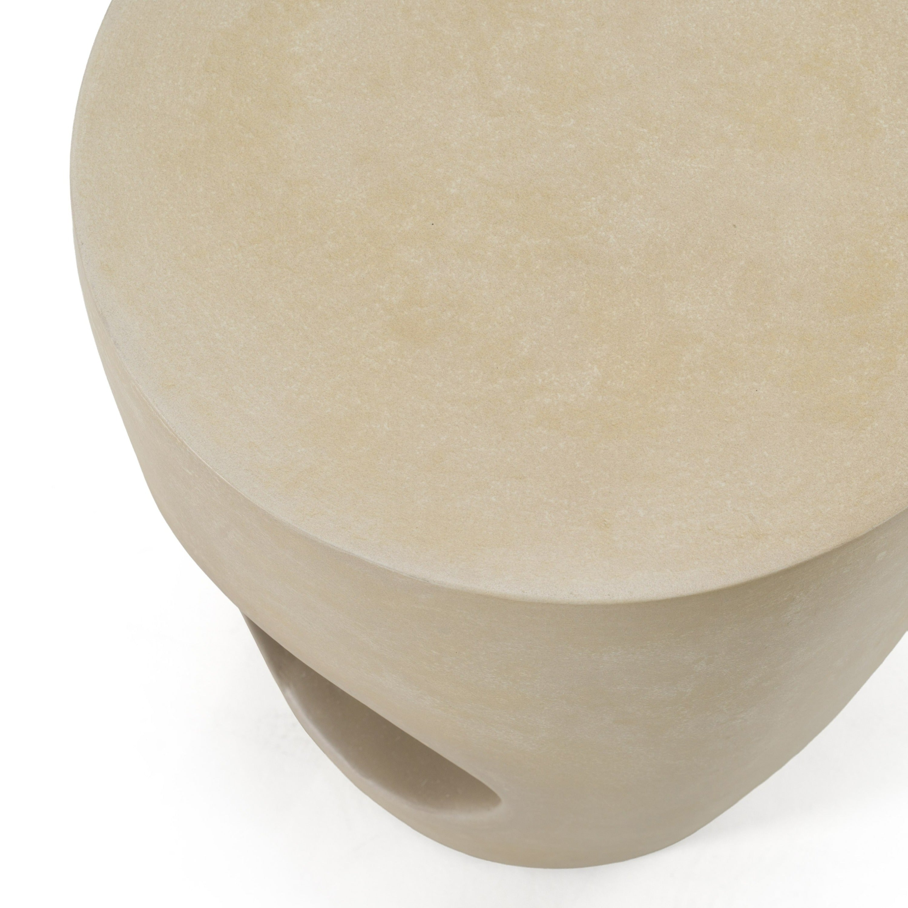 Carville Modern Fiberform Dining Stool/End Table